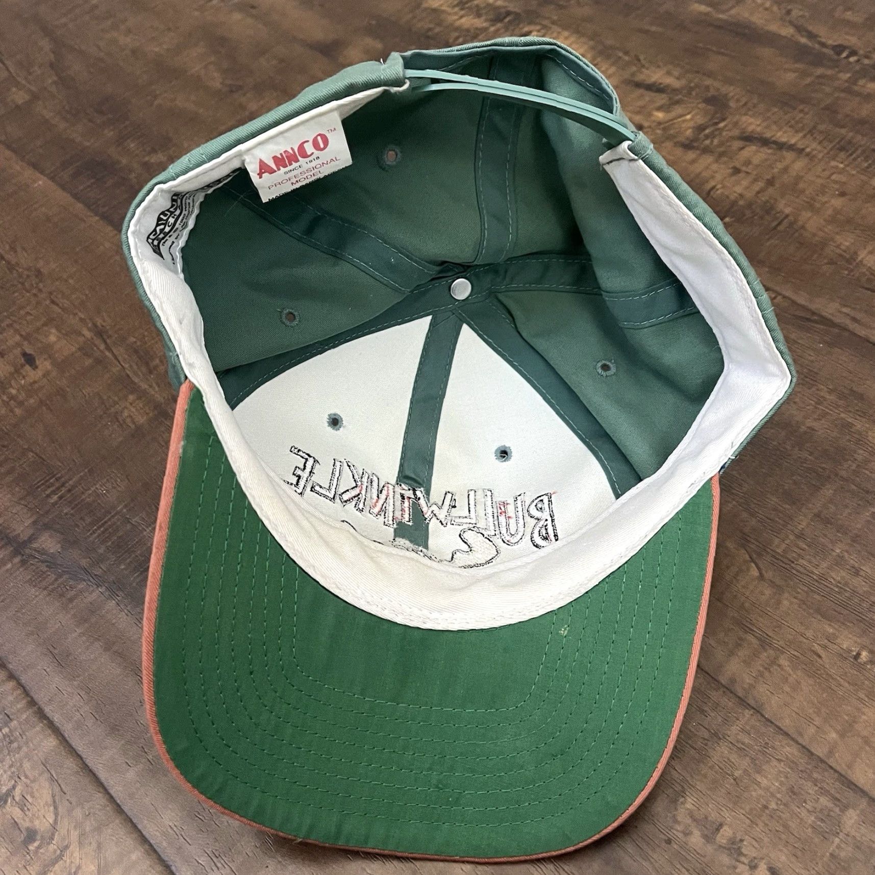 Vintage VINTAGE Annco 90s Cartoon Rocky & Bullwinkle Snapback Hat Men Adjustable Green Size ONE SIZE - 5 Thumbnail