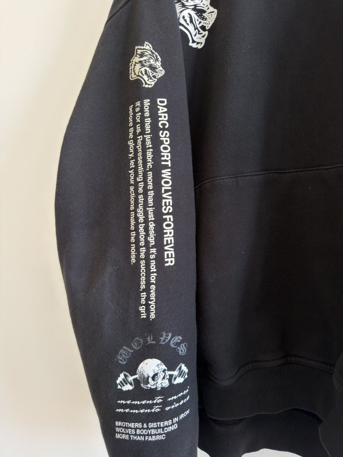 Darc Sport *RARE* Darc Sport Memento Mori NFGU Bodybuilding club hoodie Size US XL / EU 56 / 4 - 3 Thumbnail