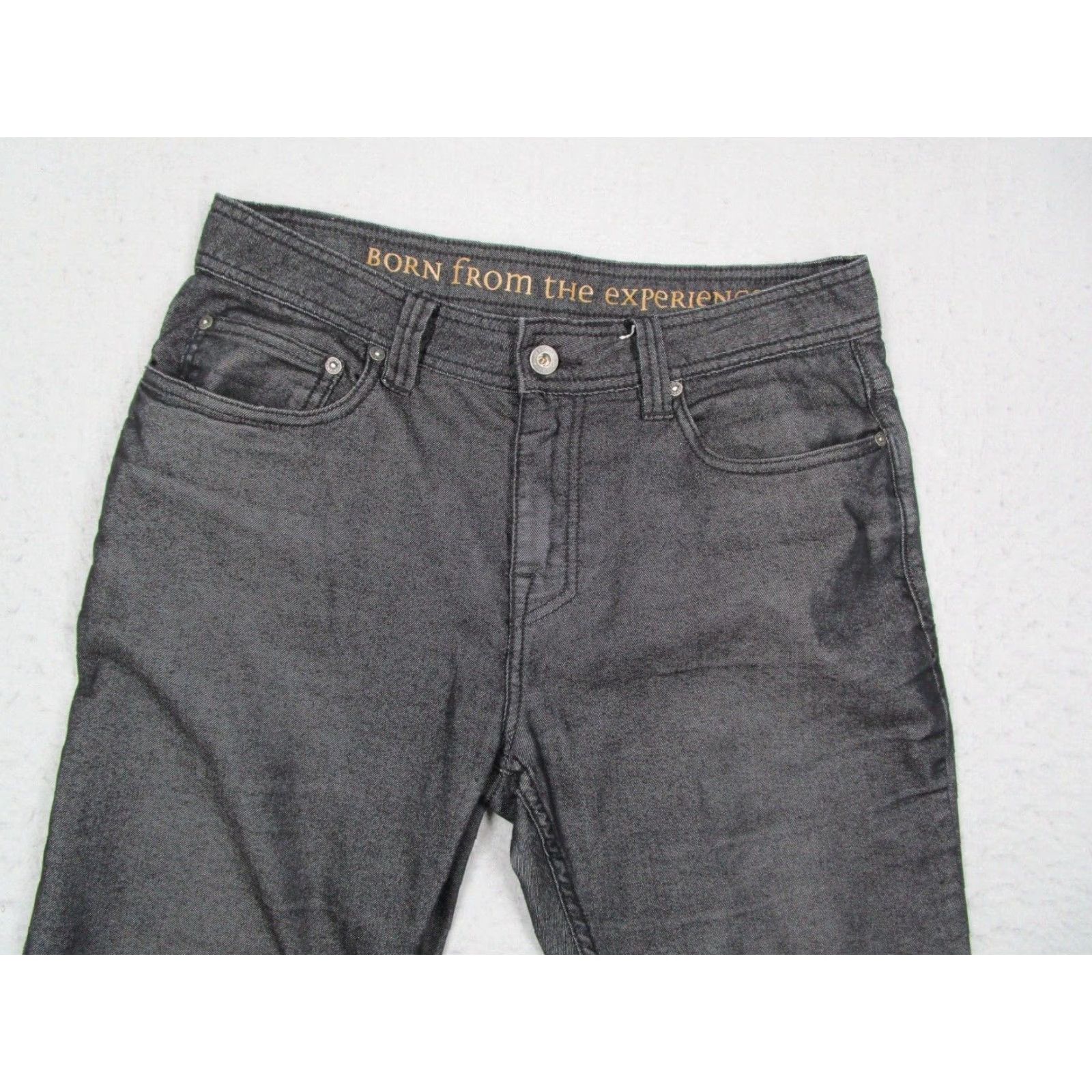 Prana PrAna Jeans Mens Slim Fit Bridger Black 5 Pocket 30x32 utility workwear pants Size US 30 / EU 46 - 2 Thumbnail