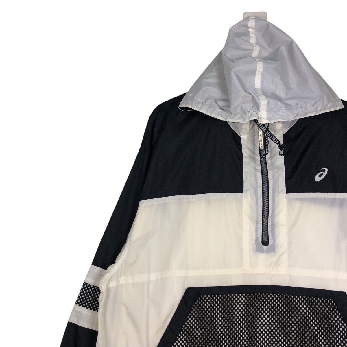 Japanese Brand 📌Vintage Anorak Windbreaker Jacket Pull Over Asics Rare Size US L / EU 52-54 / 3 - 8 Thumbnail