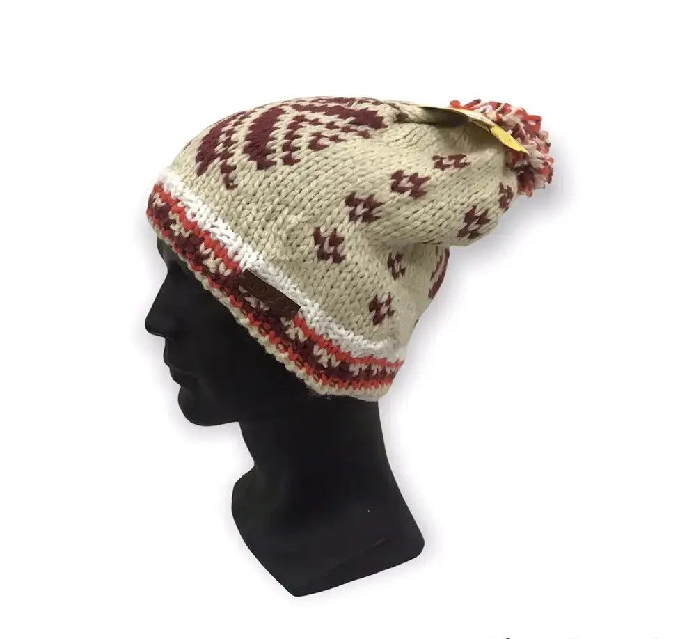 Vintage Japanese Brand Fullprint Beanie Hat Size ONE SIZE - 2 Thumbnail