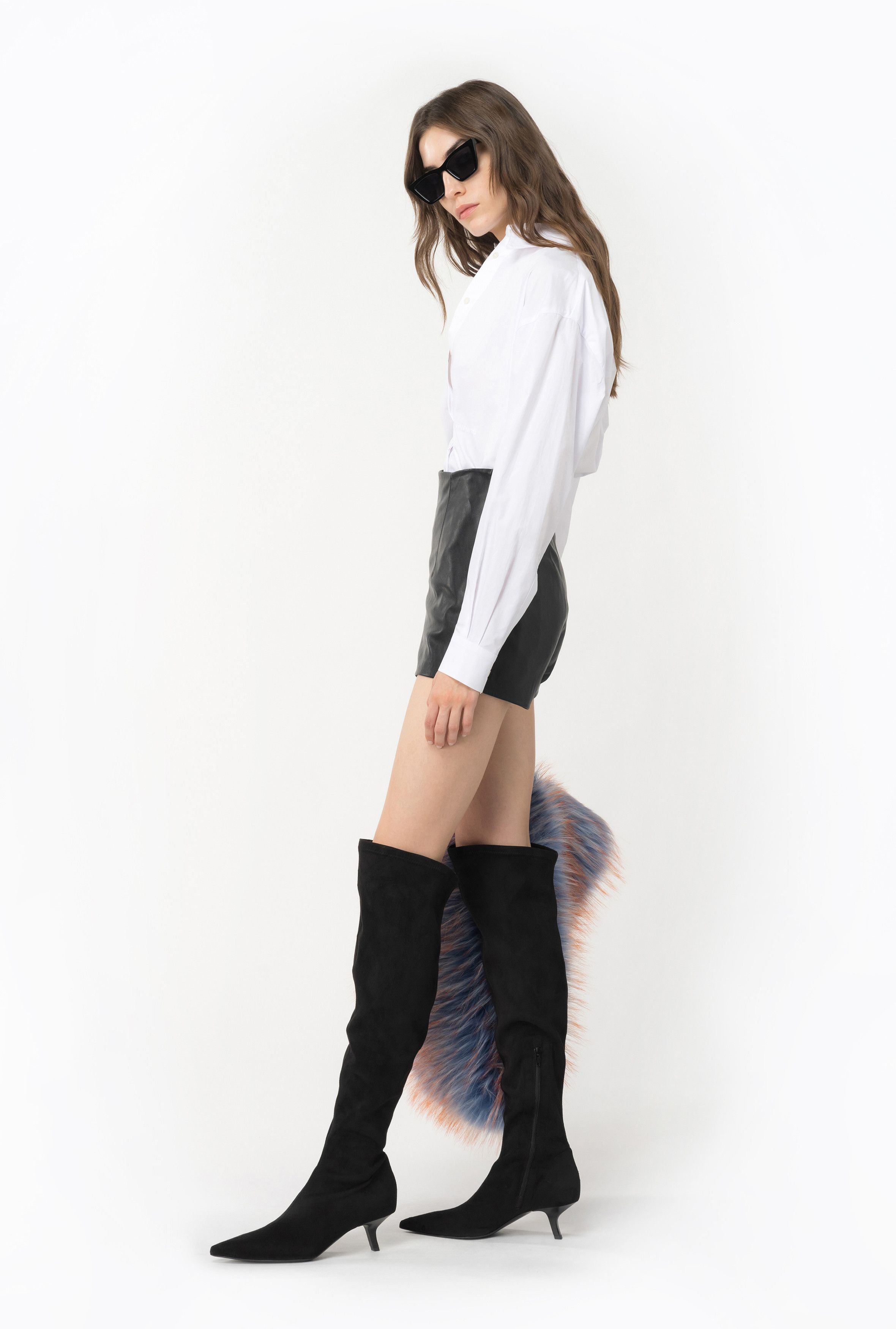 Pinko o1s22i1n0824 Cotton Popeline Shirt in White Size S / US 4 / IT 40 - 4 Thumbnail