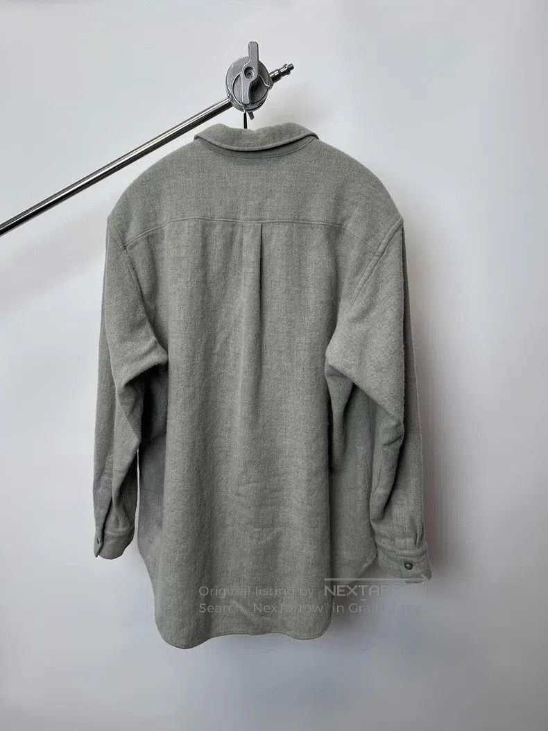 Yohji Yamamoto YOHJI YAMAMOTO Olive Green Wool Shirt Size US L / EU 52-54 / 3 - 7 Thumbnail