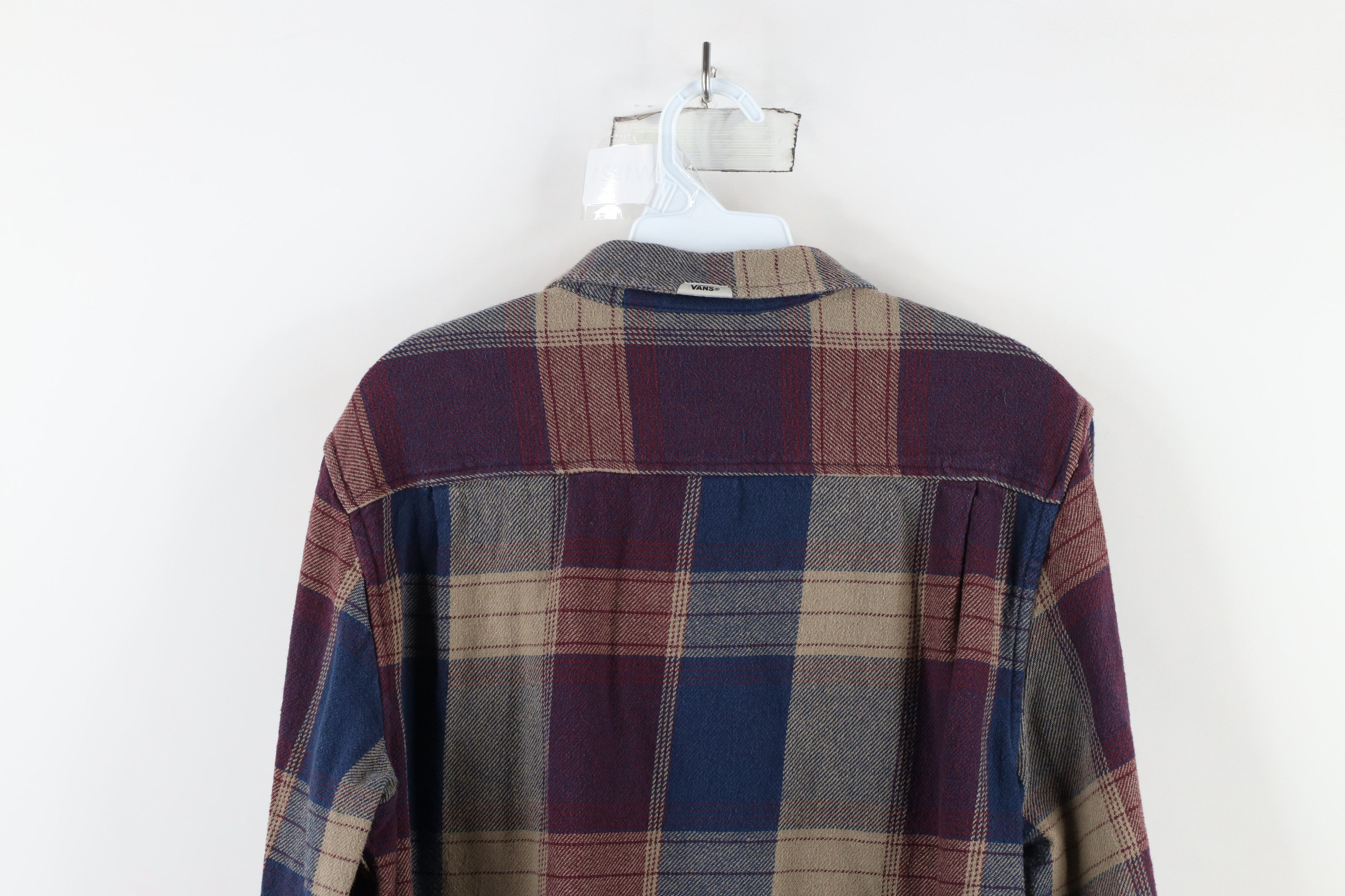 Vans × Vintage Vintage Vans Checkered Plaid Flannel Collared Button Shirt Size US M / EU 48-50 / 2 - 12 Thumbnail