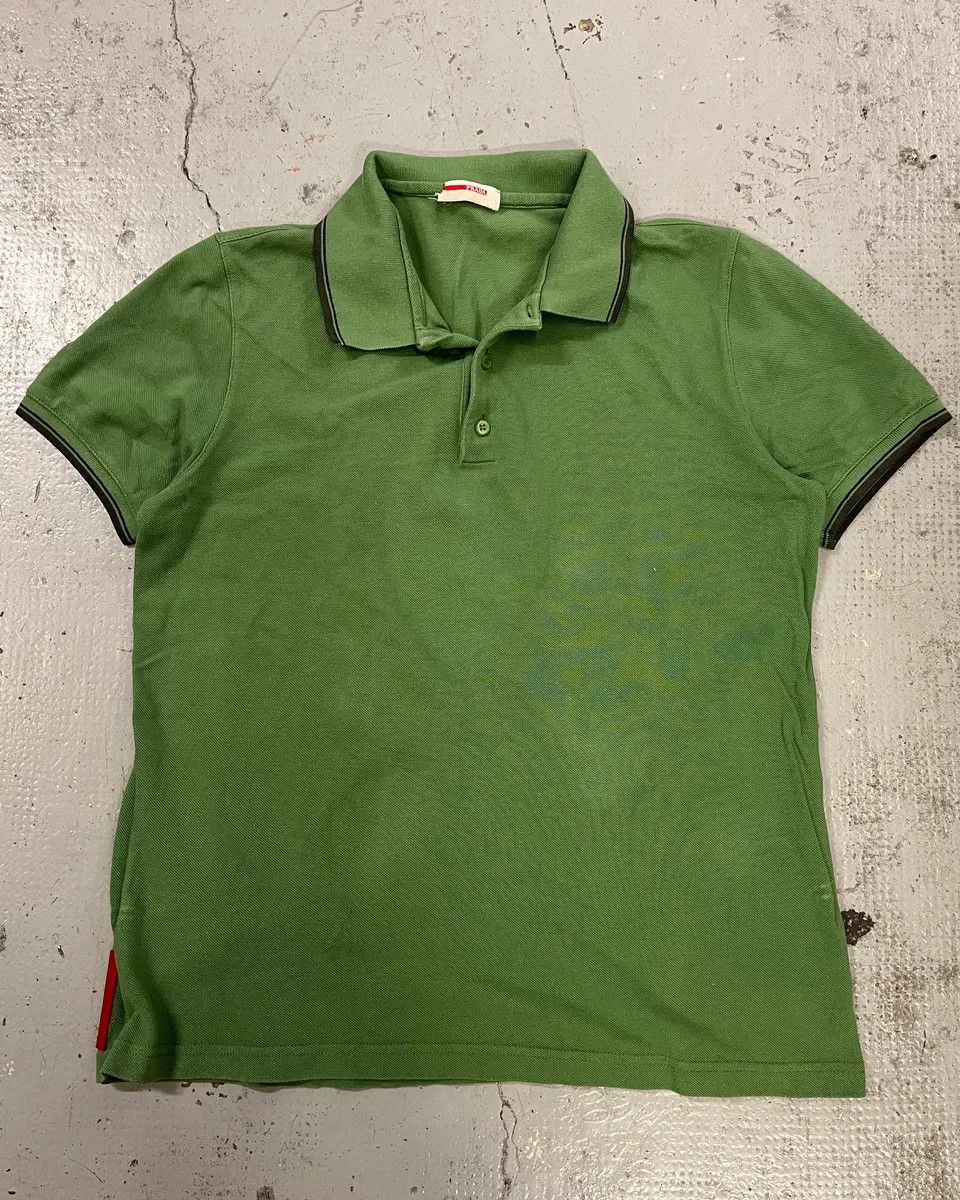 Prada SS2011 Prada Sage Green Polo Size US M / EU 48-50 / 2 - 1 Thumbnail