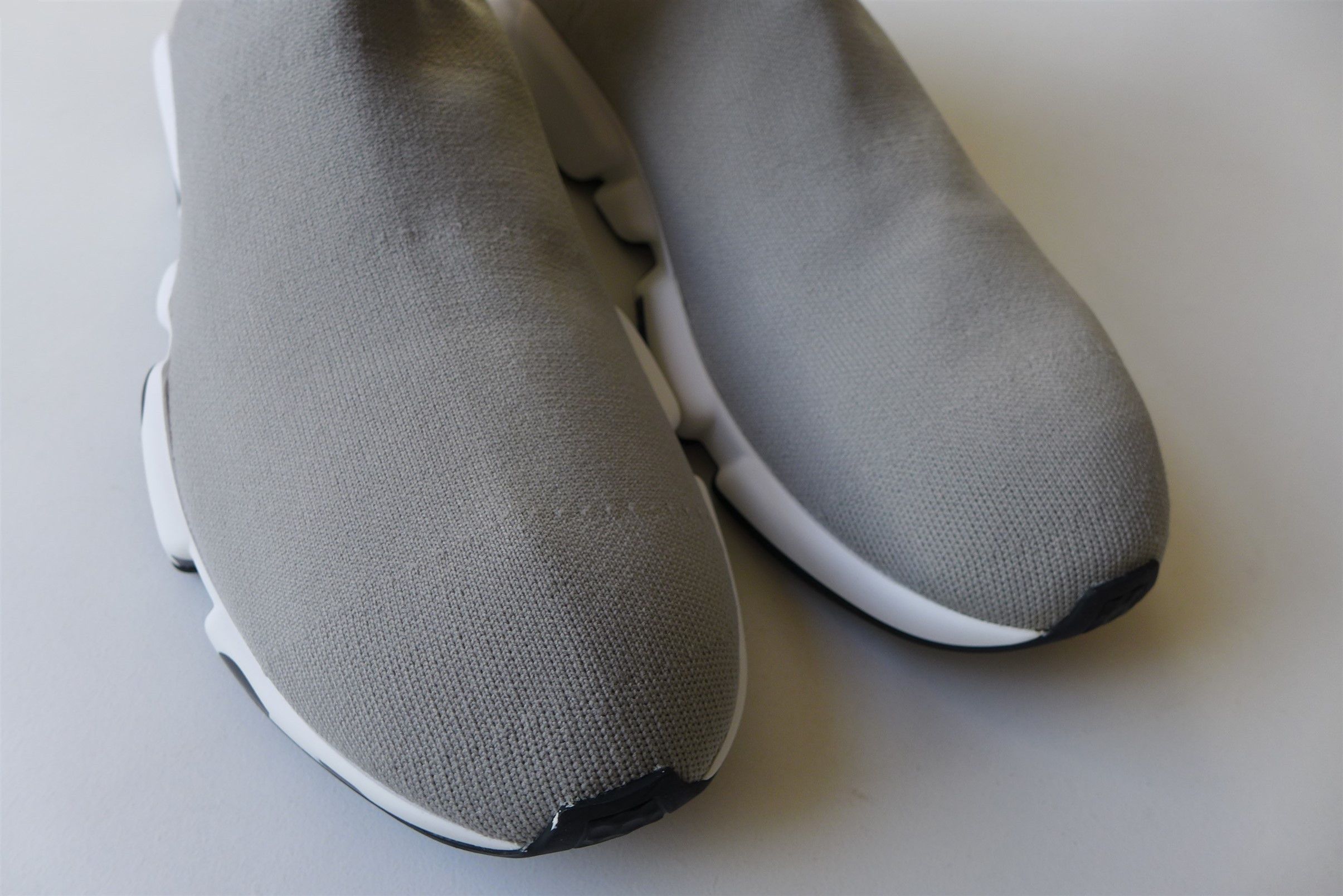 Balenciaga Balenciaga Speed LT Graffiti Sock Sneakers - Grey / Black Size US 9 / EU 42 - 3 Thumbnail