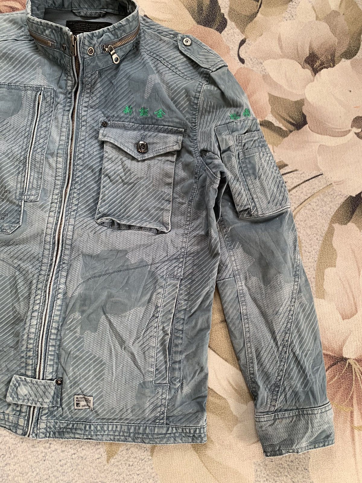 Japanese Brand ARATA I'Z FRONTIER MILITARY WORK STYLE JACKET Size US L / EU 52-54 / 3 - 4 Thumbnail