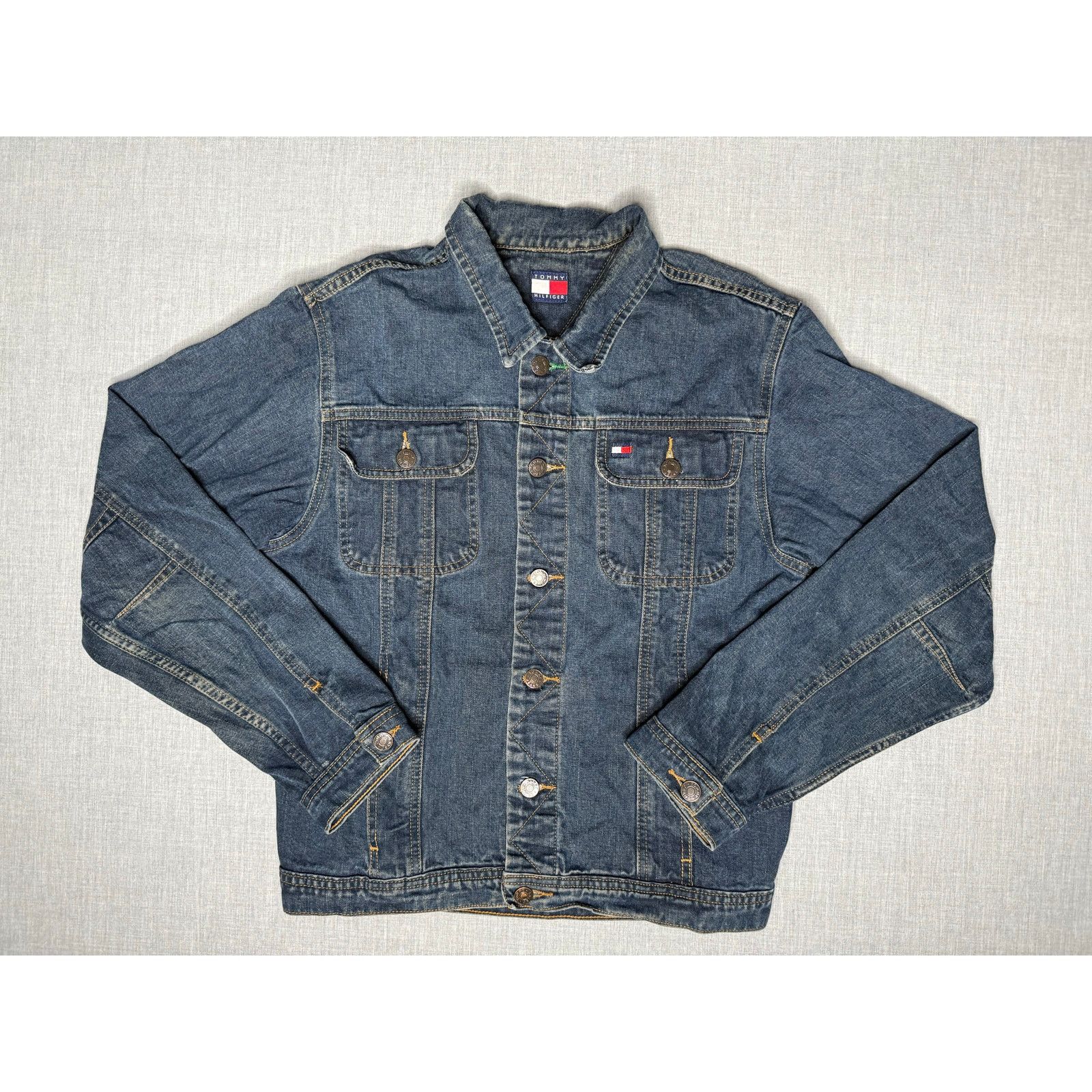 Tommy Hilfiger Tommy Hilfiger Button Up Denim Jean Jacket Women’s XL Size XL / US 12-14 / IT 48-50 - 1 Thumbnail
