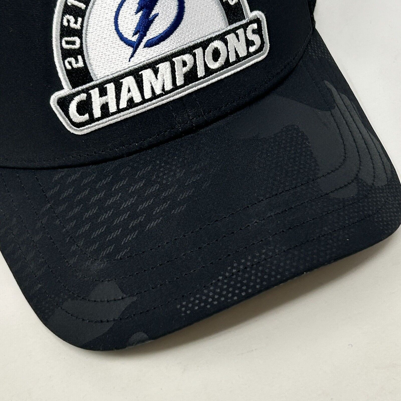 Other Tampa Bay Lightning 2021 Stanley Cup Trucker Hat Cap Black Size ONE SIZE - 6 Thumbnail