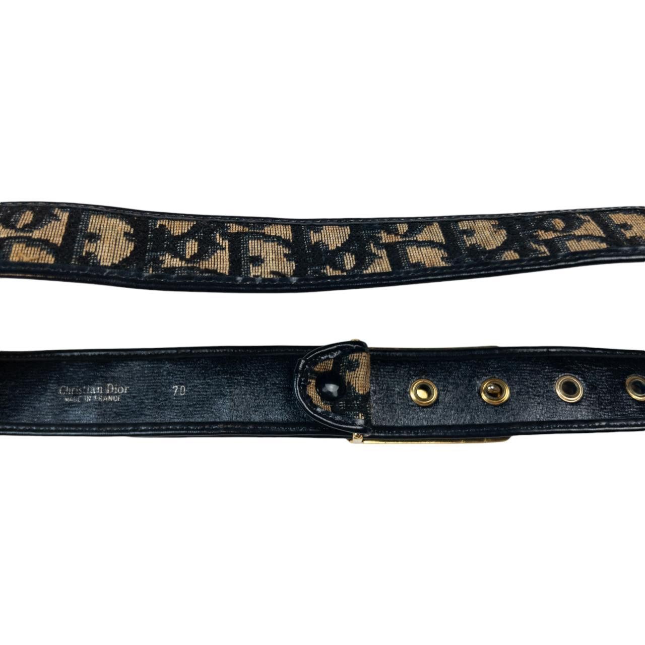 Dior Vintage Dior Monogram Belt Size W26 Size ONE SIZE - 5 Thumbnail