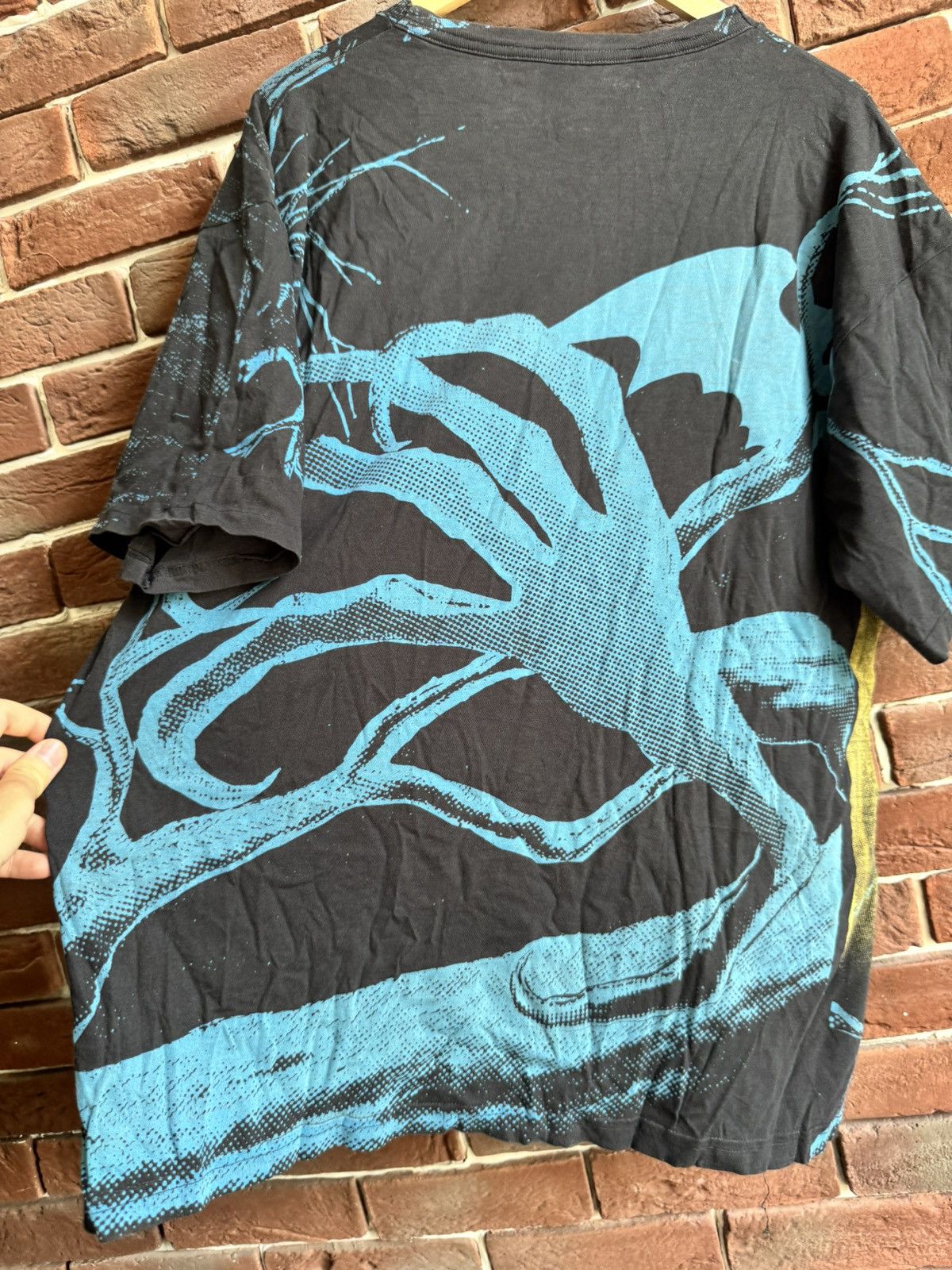 Band Tees × Iron Maiden × Vintage Vintage 90s Iron Maiden Fear Dark All Over Print Band Tee XL Size US XL / EU 56 / 4 - 8 Thumbnail