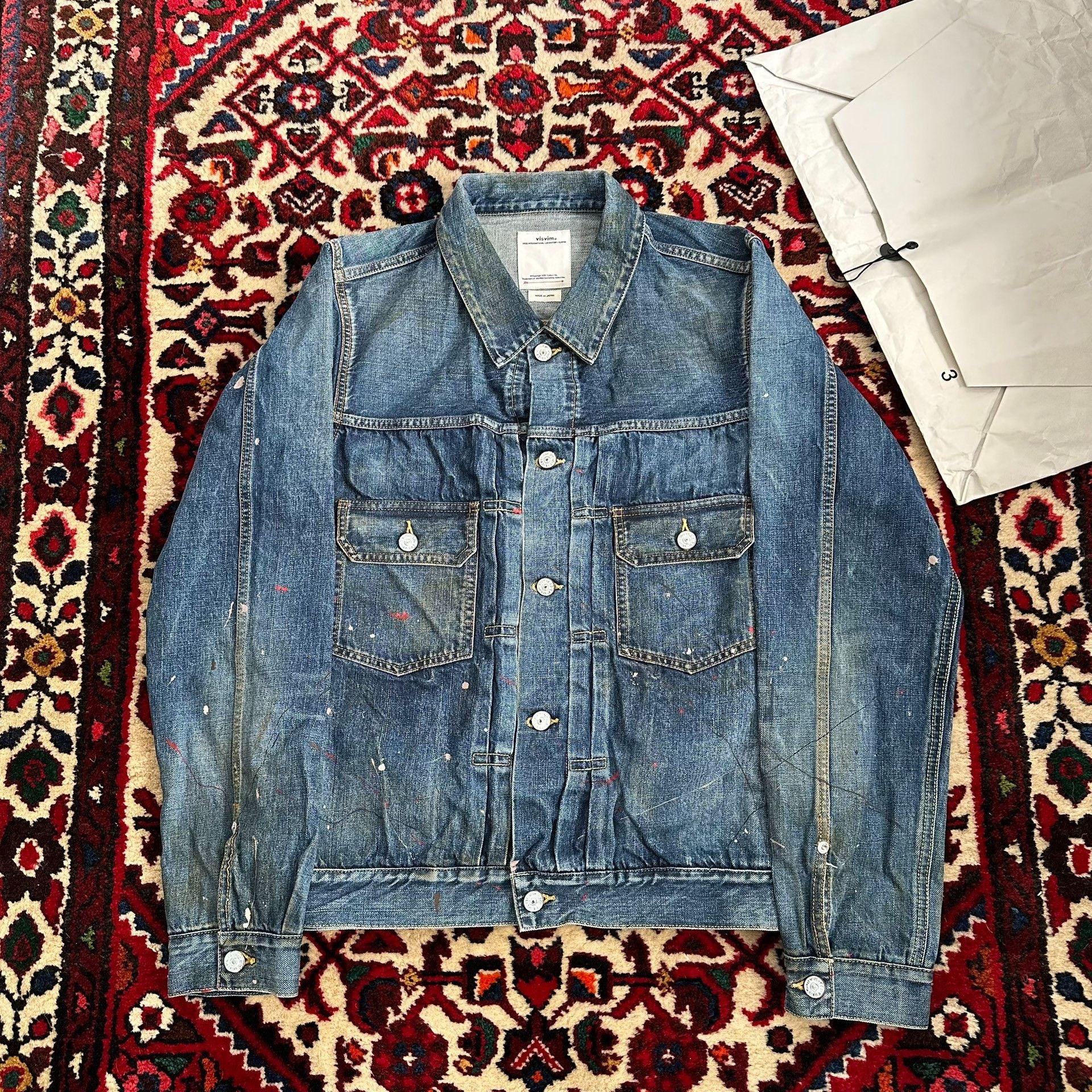 Visvim visvim 20ss 101 dry999 Denim Jacket Size US L / EU 52-54 / 3 - 1 Thumbnail