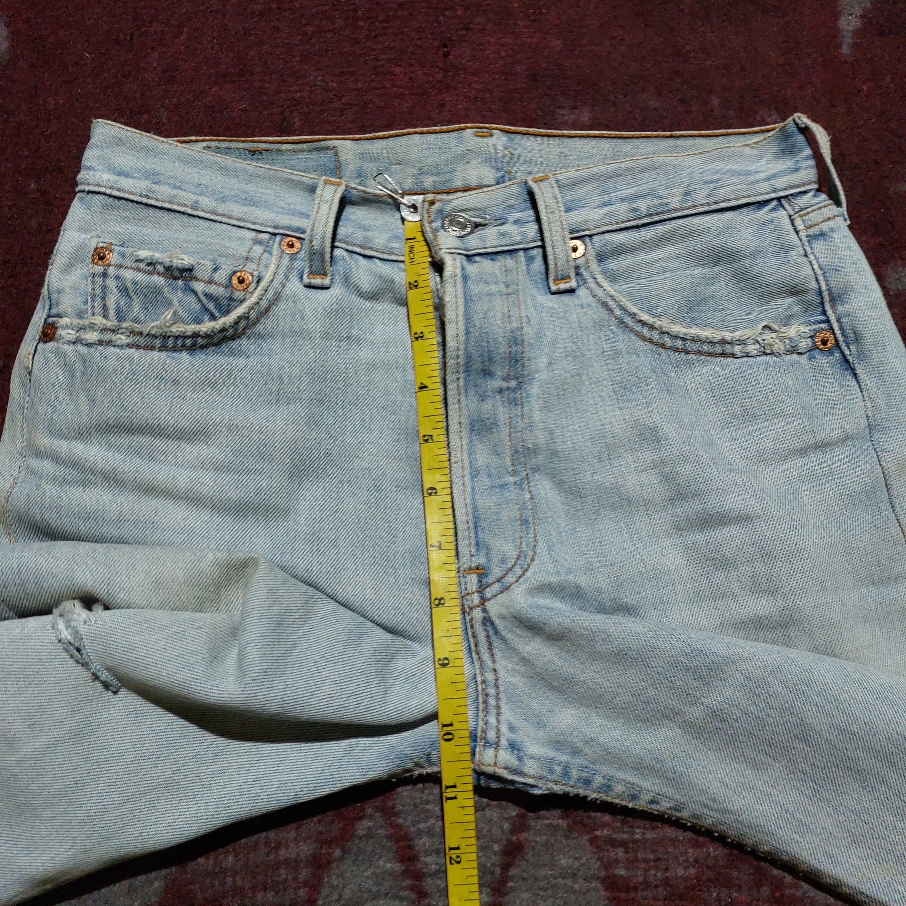 Levi's Vintage Levi's 501 USA Distressed denim Size US 27 - 19 Thumbnail