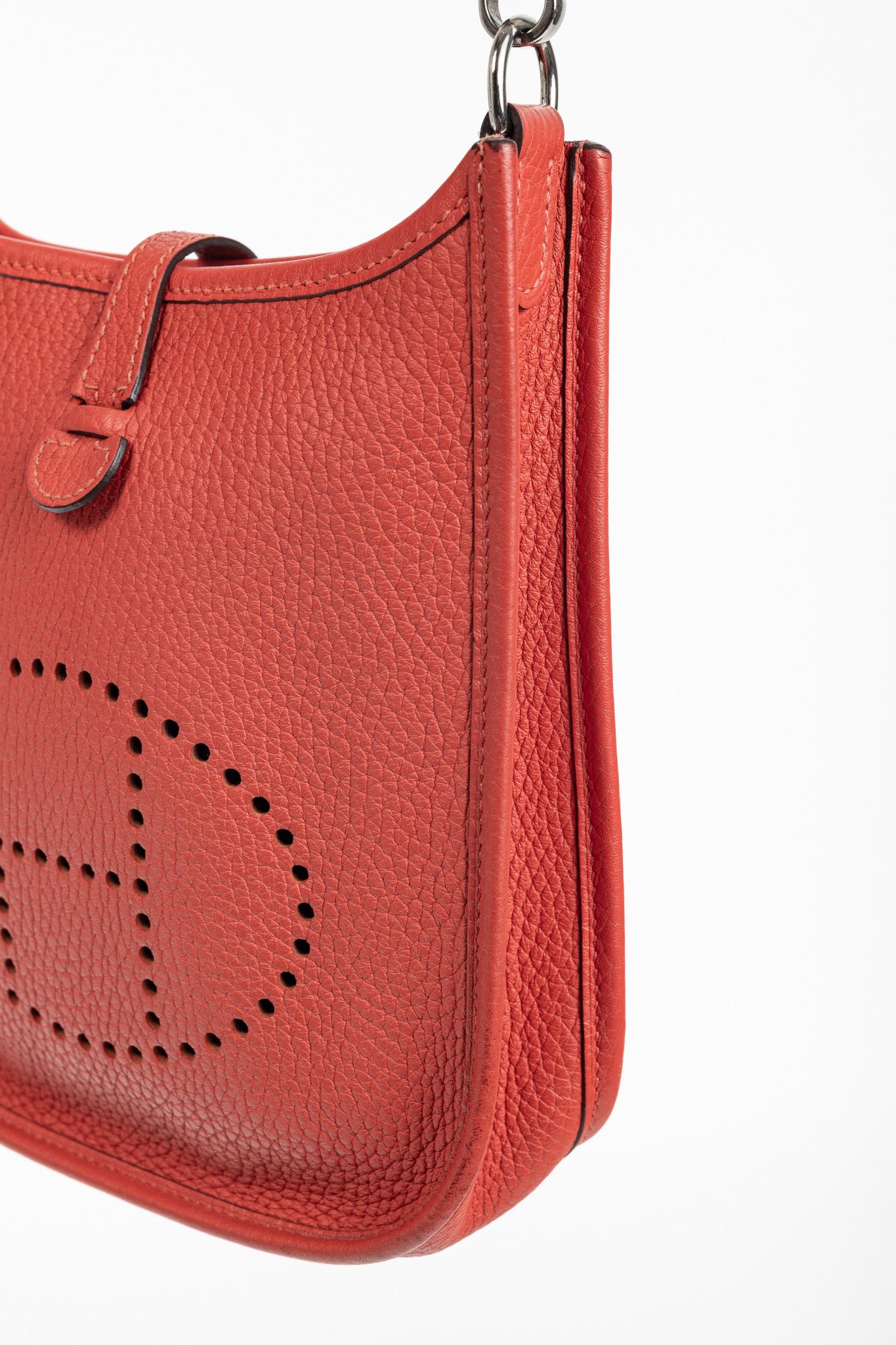Hermes Hermes Evelyne TPM Taurillon Clemence Leather Shoulder Bag Size ONE SIZE - 9 Thumbnail