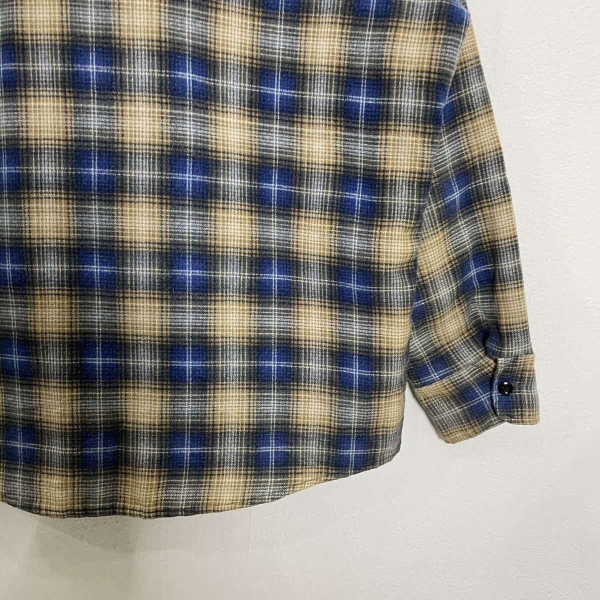 Sears Vintage 70s Sears Checkered Flannel Tee Size US XL / EU 56 / 4 - 7 Thumbnail