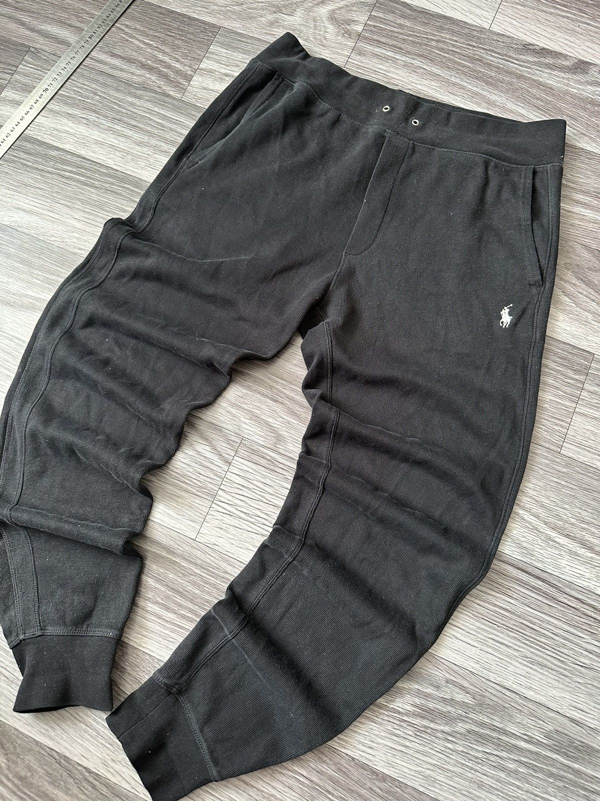 Polo Ralph Lauren × Ralph Lauren × Vintage Vintage POLO RALPH LAUREN BAGGY LOOSE SWEATPANTS Size US 34 / EU 50 - 2 Thumbnail