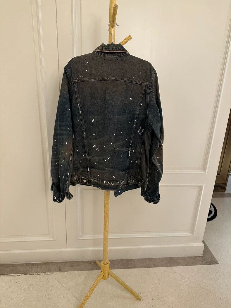 Amiri Amiri Off-of-print denim jacket, splashing ink, paint and g Size US L / EU 52-54 / 3 - 2 Thumbnail