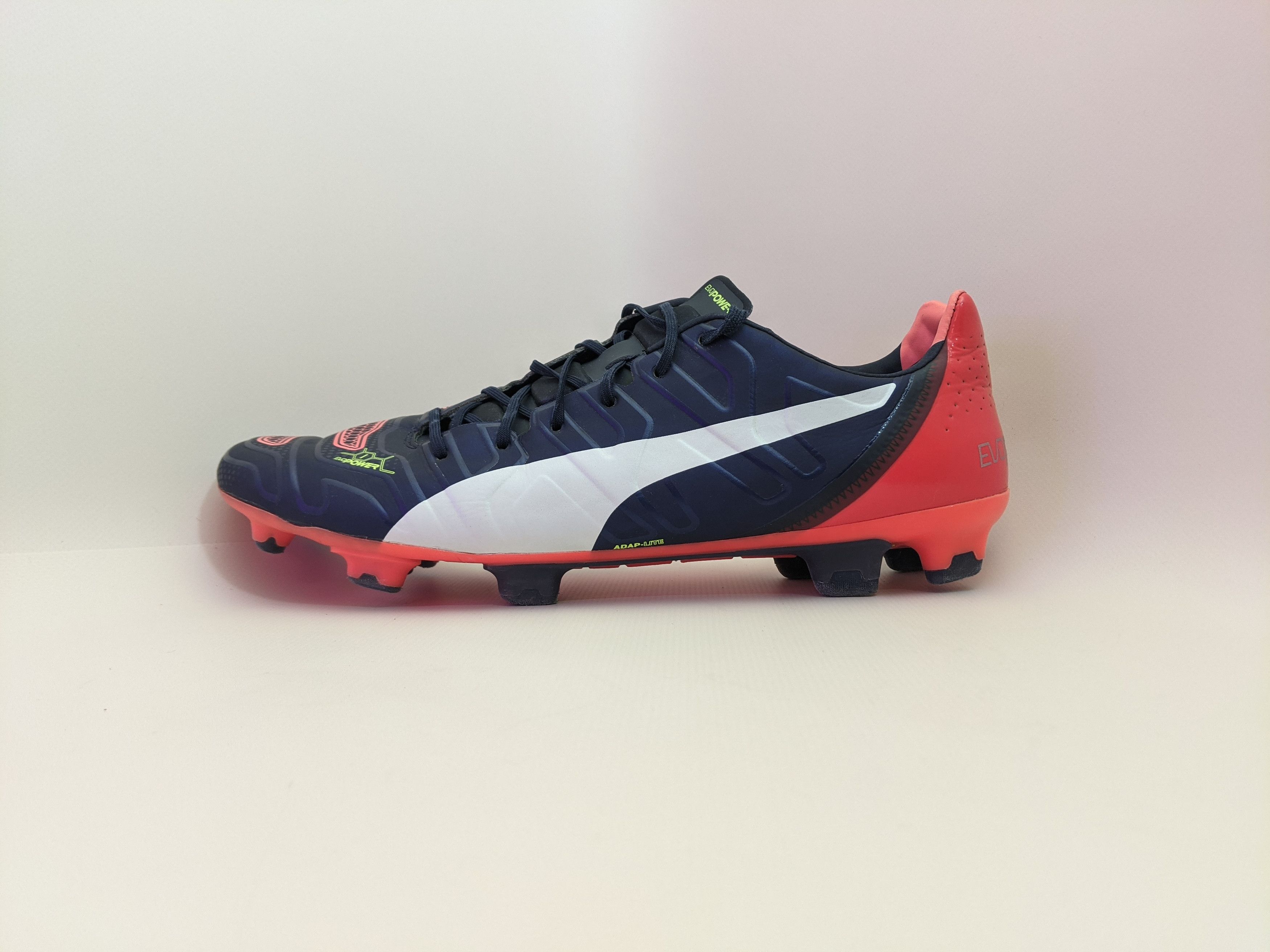 image of Puma Evopower 1.2 Fg Soccer Football Cleats Boots in Blue/Pink, Men's (Size 12)