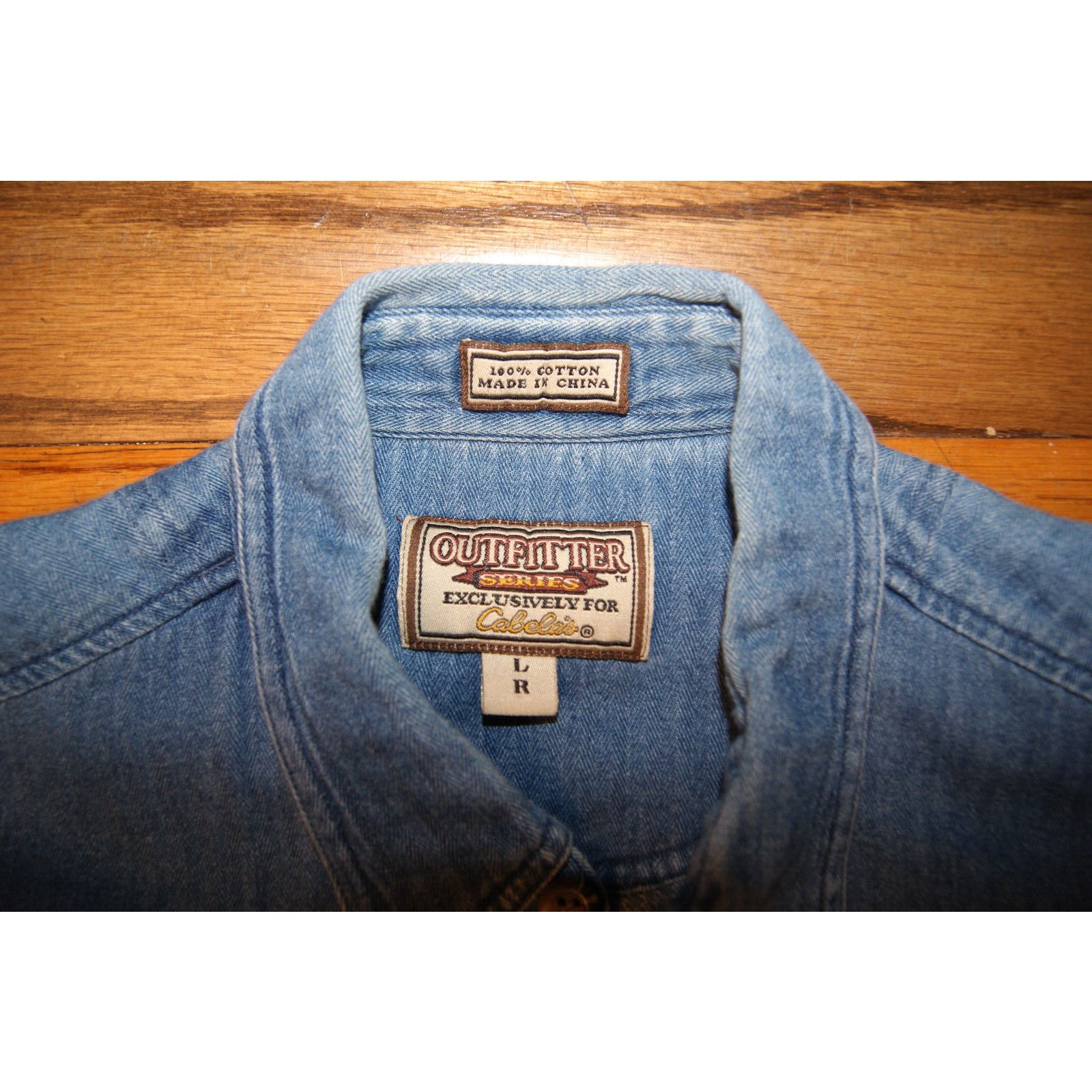 Cabelas Cabelas Shirt Mens Large Denim Button Up Hunting Safari Vtg Size US L / EU 52-54 / 3 - 3 Thumbnail