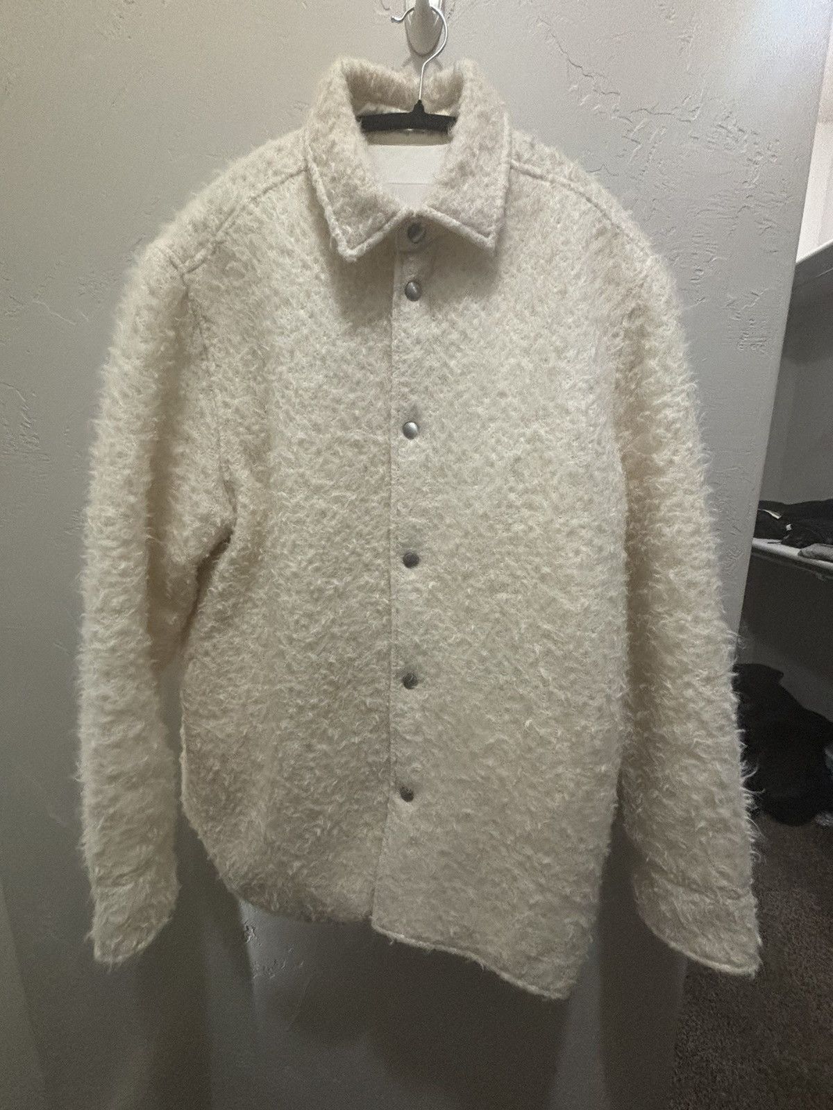 Jil Sander Jil Sander Off White Press-Stud Jacket Size US M / EU 48-50 / 2 - 4 Thumbnail