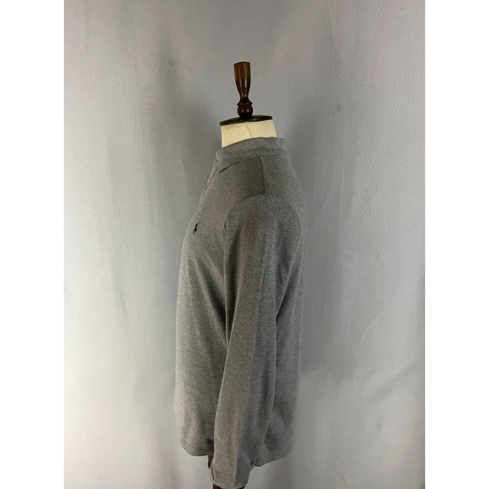 Polo Ralph Lauren Polo Ralph Lauren Polo Shirt Mens Golf Shirt Size L Gray Cotton Long Sleeve Slim-Fit Size US L / EU 52-54 / 3 - 5 Thumbnail