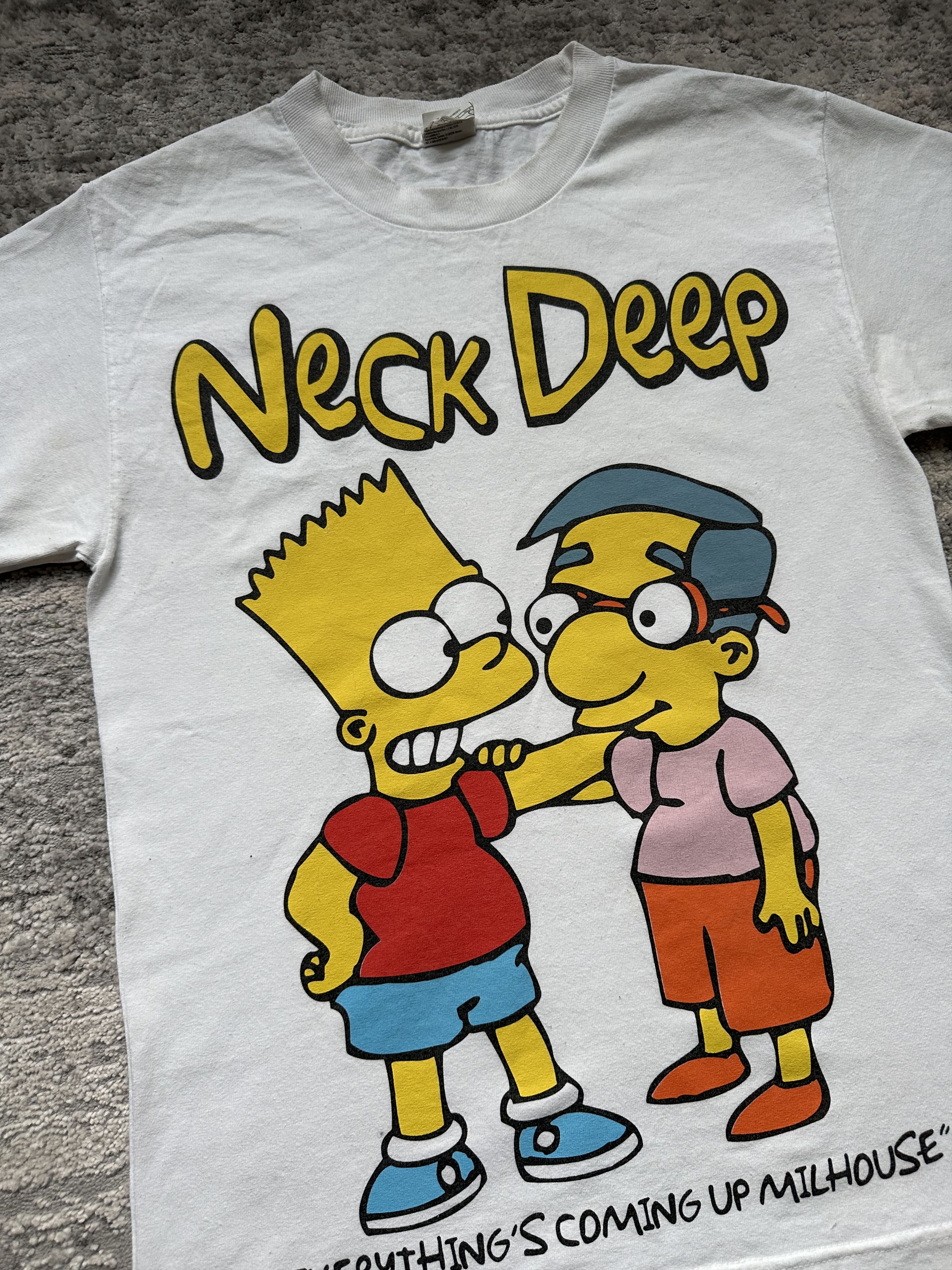 The Simpsons The Simpsons Bart Neck Deep vintage t shirt Size US S / EU 44-46 / 1 - 3 Thumbnail