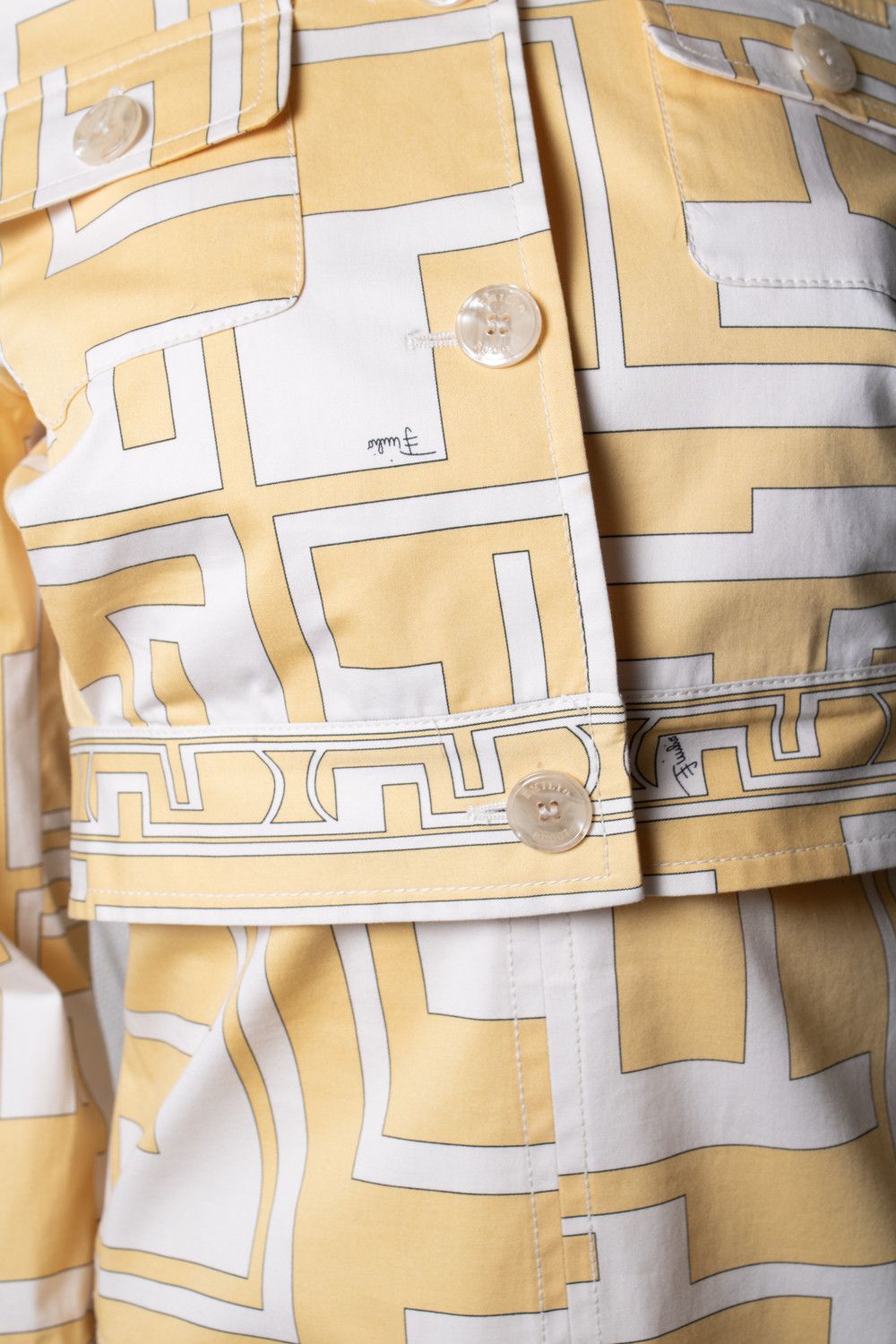 Emilio Pucci Emilio Pucci, Twin set in peach and white Size XS / US 0-2 / IT 36-38 - 12 Thumbnail