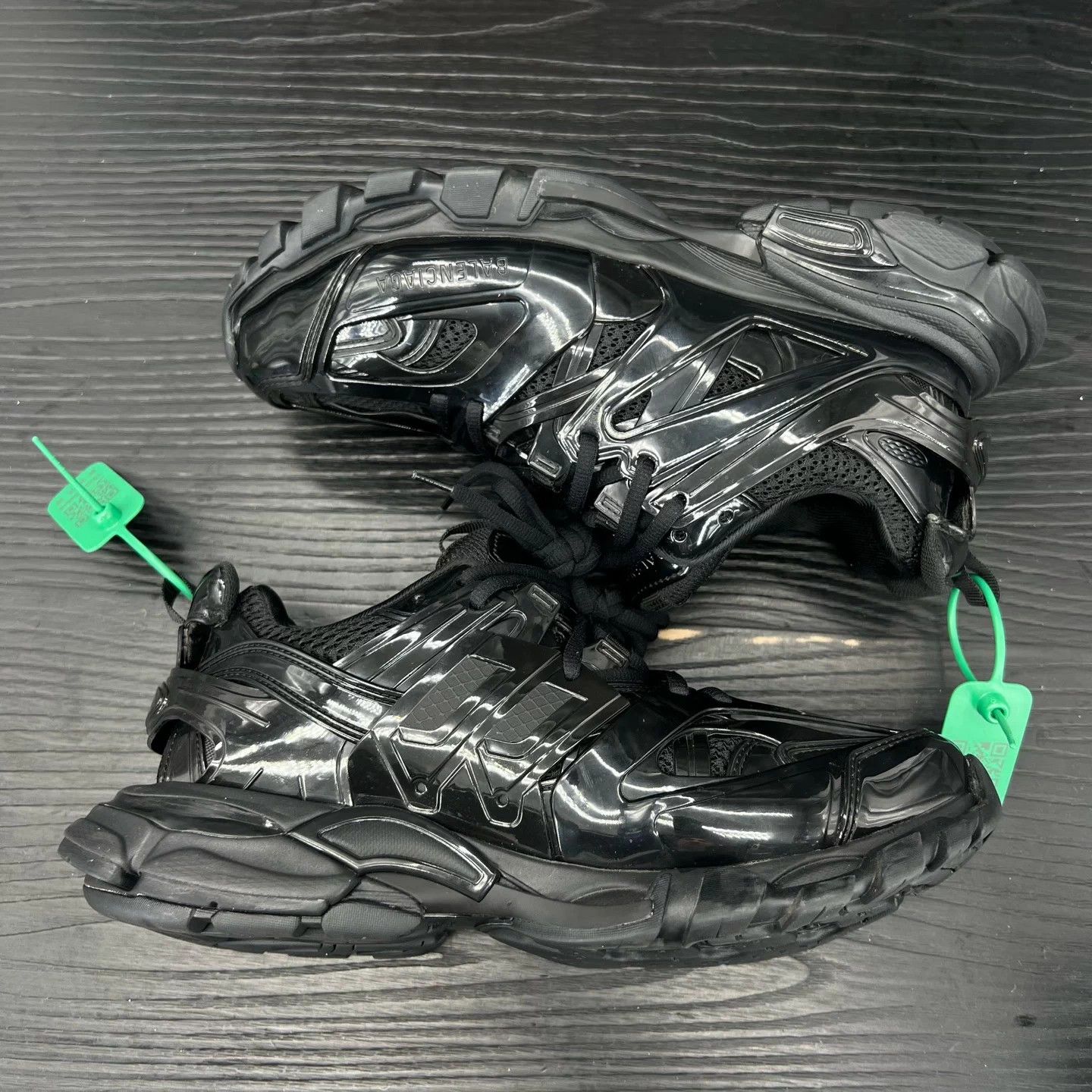 Balenciaga Balenciaga Track Black Leather 41 Size US 8 / EU 41 - 2 Thumbnail