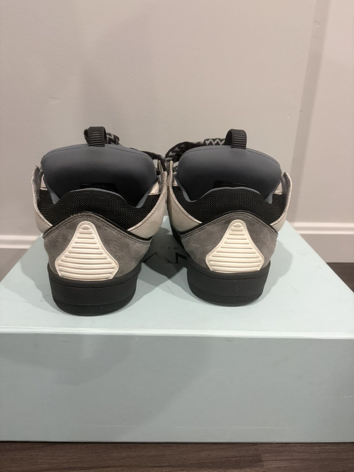 Lanvin Lanvin Curb Sneakers Black/Grey (Discontinued) Size US 7 / EU 40 - 4 Thumbnail