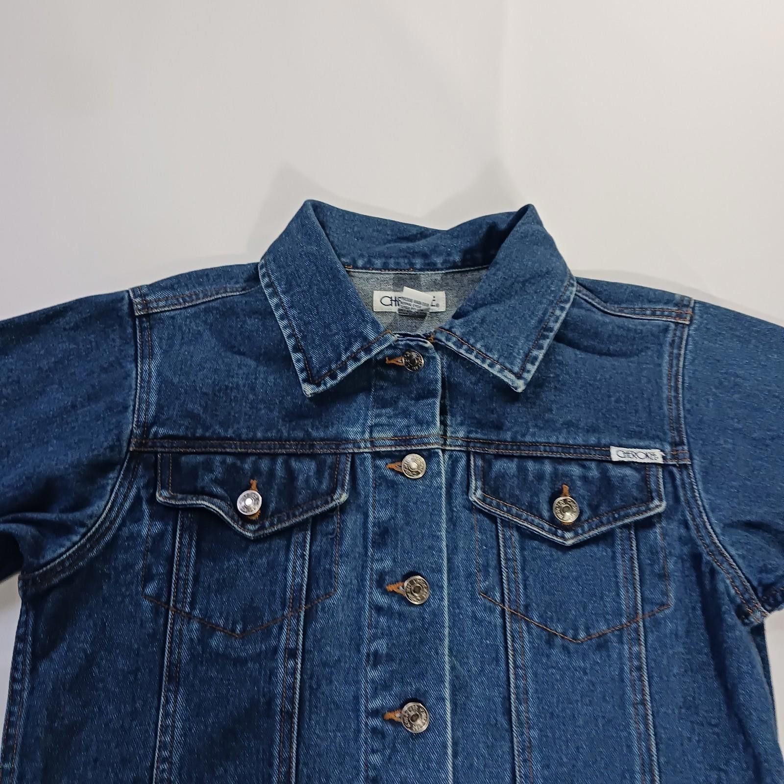 Cherokee Cherokee RN#17730 Women’s Blue Cotton Jacket Pockets Size XL Size XL / US 12-14 / IT 48-50 - 9 Thumbnail
