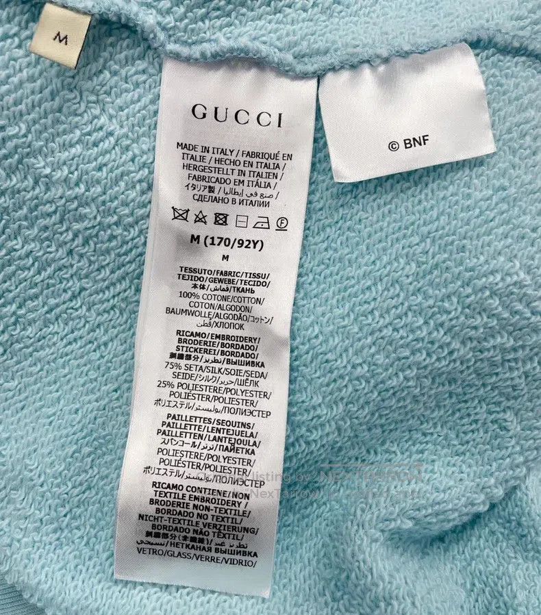 Gucci Gucci Cartoon pattern blue sweatshirt Size US M / EU 48-50 / 2 - 5 Thumbnail