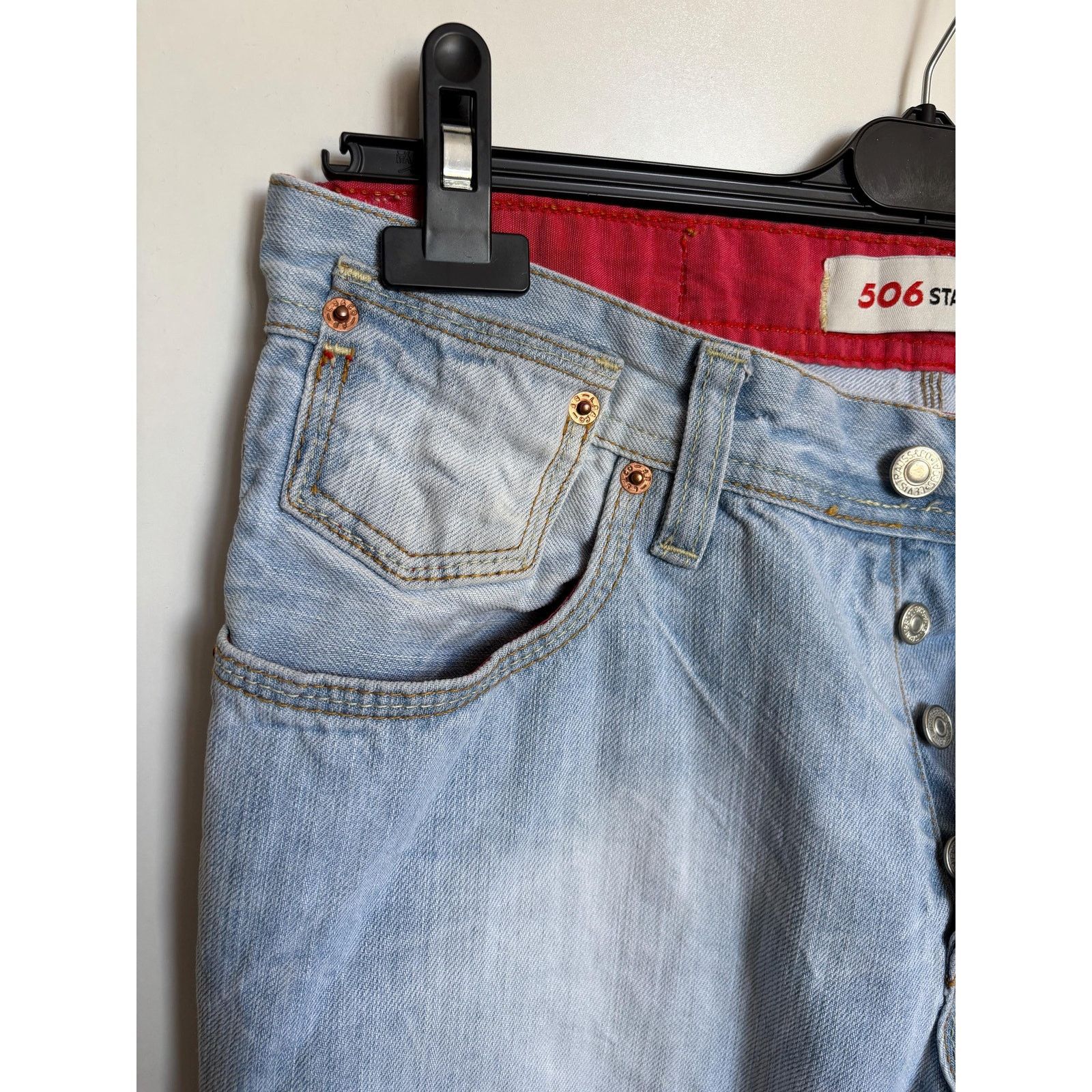 Levi's Levi's 510 W30 L34 USA 90s Light Wash Button Fly Jeans Size US 30 / EU 46 - 5 Thumbnail