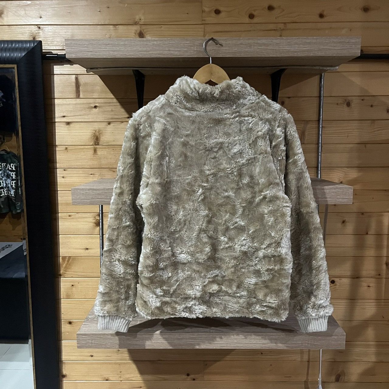 Japanese Brand gleam Faux Fur Jacket If6was9 LGB Yohji CDG Opium Style Size M / US 6-8 / IT 42-44 - 2 Thumbnail