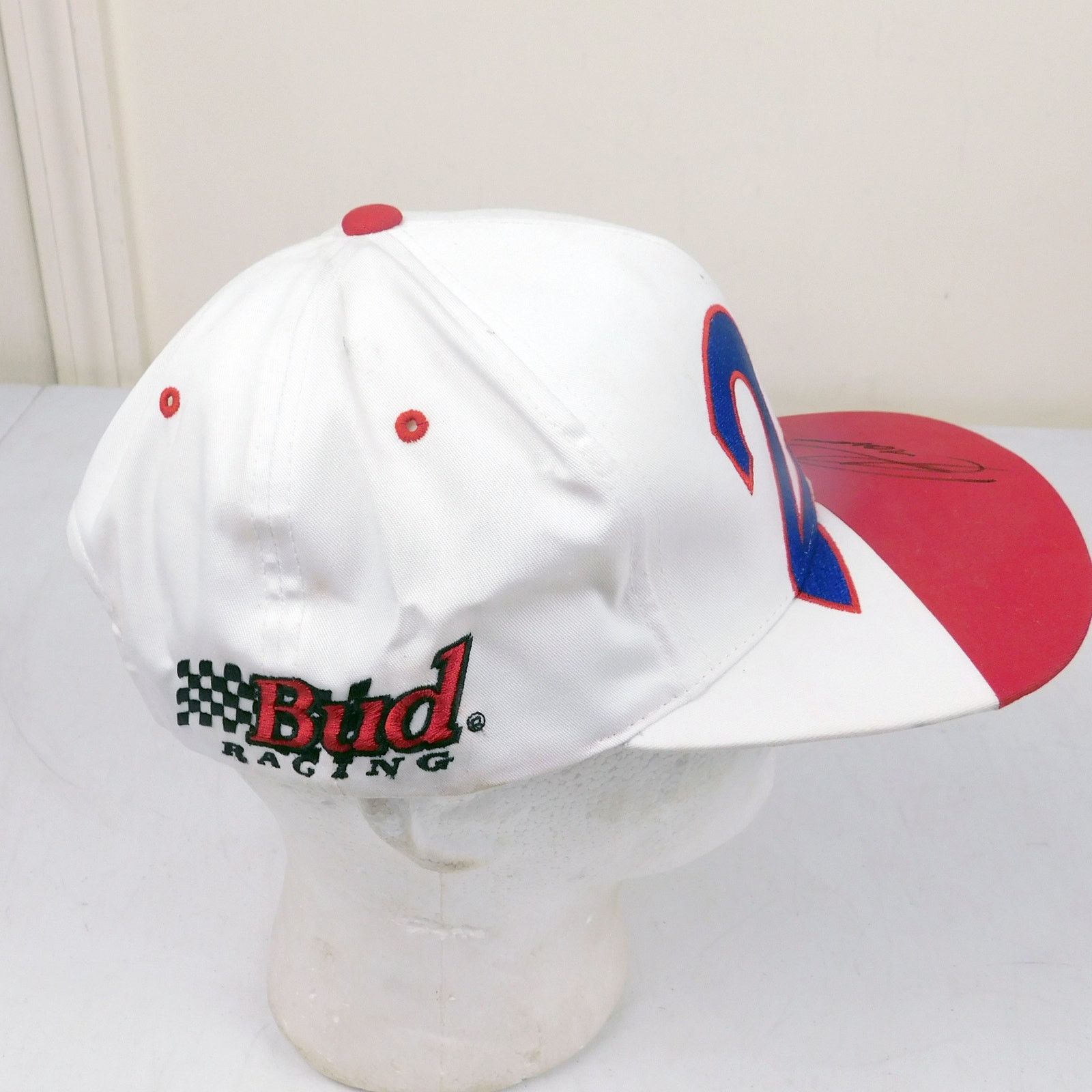 Chase Authentics Ricky Craven Signed Bud Racing Hat 25 Snapback Adjustable Size ONE SIZE - 5 Thumbnail