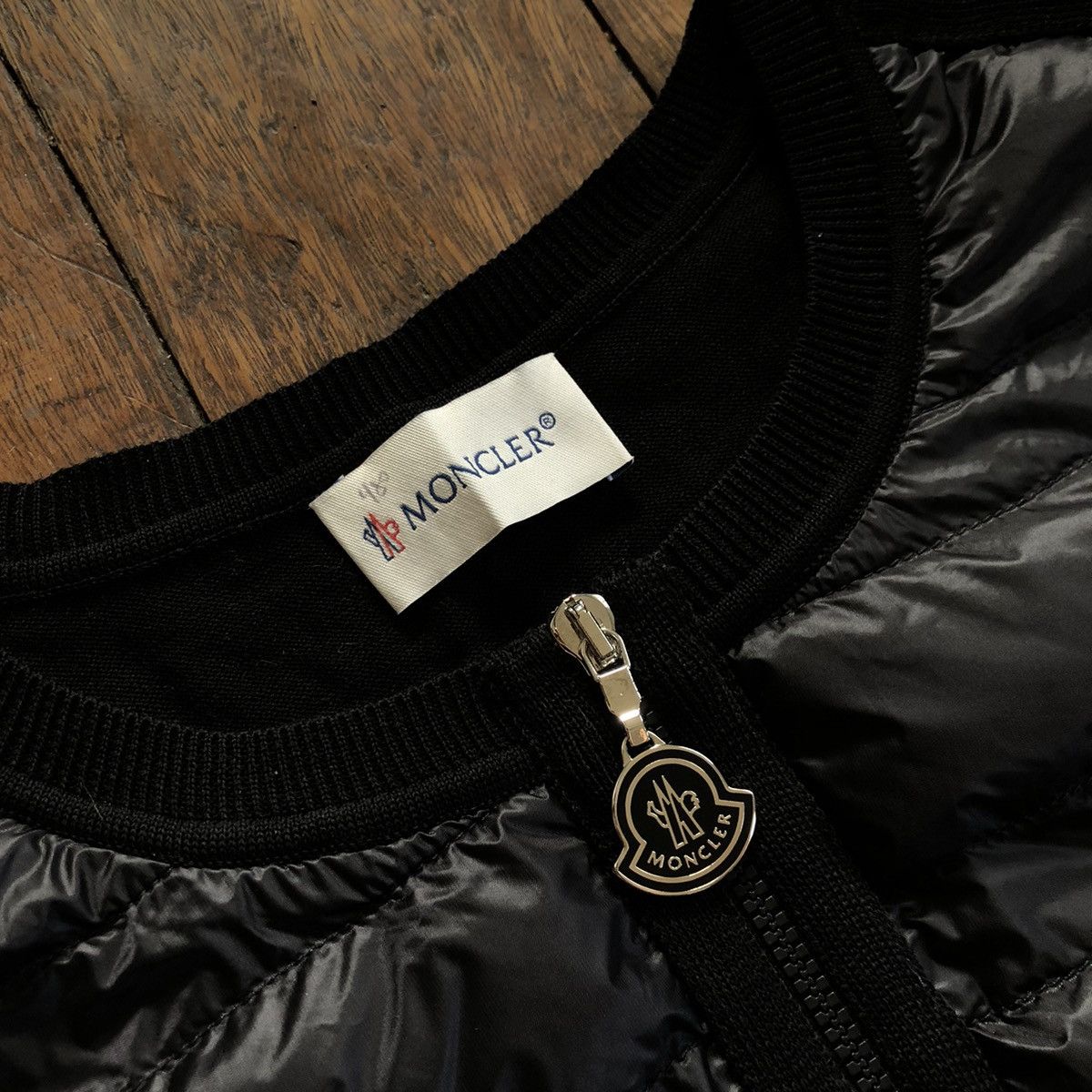 Moncler Moncler Padded Down Knit Wool Cardigan Size XS / US 0-2 / IT 36-38 - 3 Thumbnail