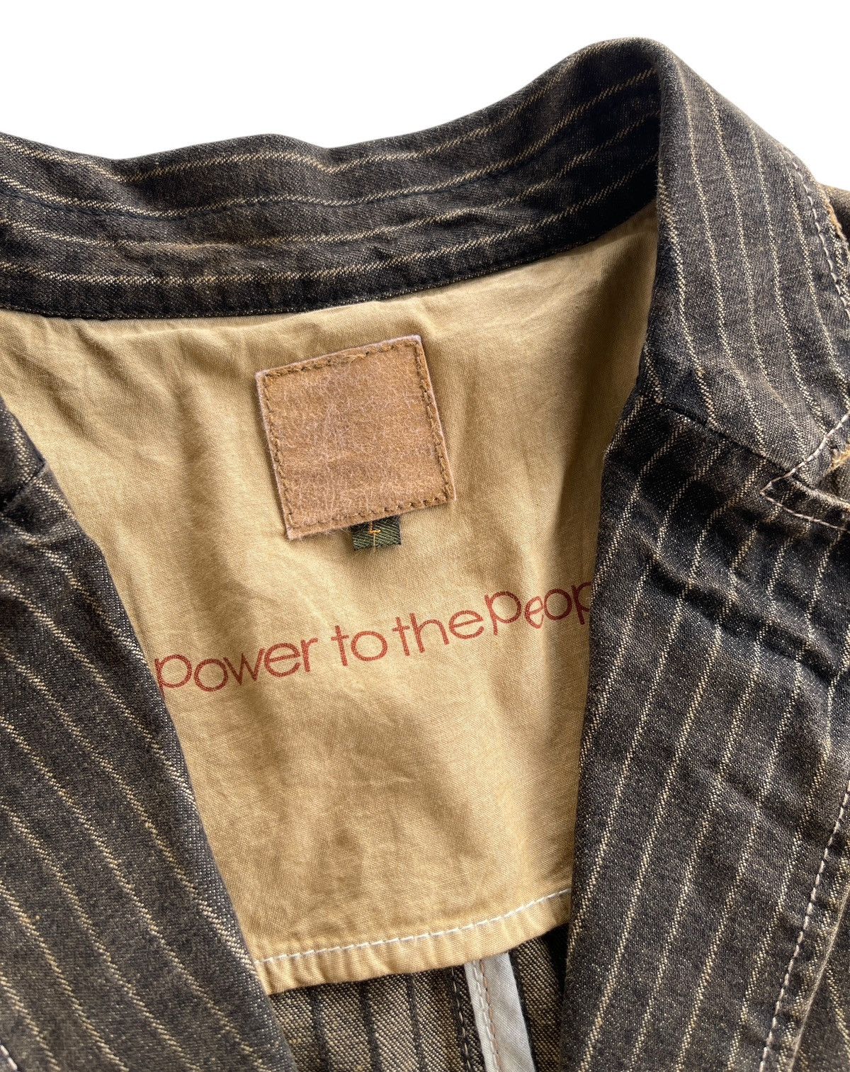 Japanese Brand PTTP Stripe Denim Chore Jacket Size US M / EU 48-50 / 2 - 13 Thumbnail