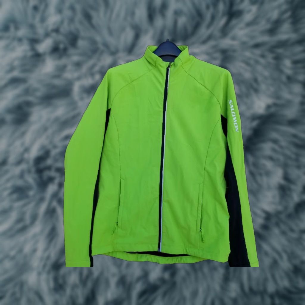 Salomon Salomon Clima Wind Womens Green Full Zip Windbreaker Jacket Size Medium Size M / US 6-8 / IT 42-44 - 1 Thumbnail
