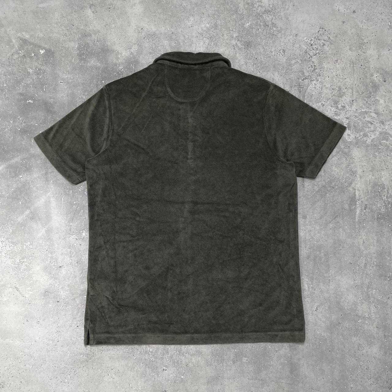 Altea Altea Terry Towelling Polo Shirt Green Size L Size US L / EU 52-54 / 3 - 15 Thumbnail