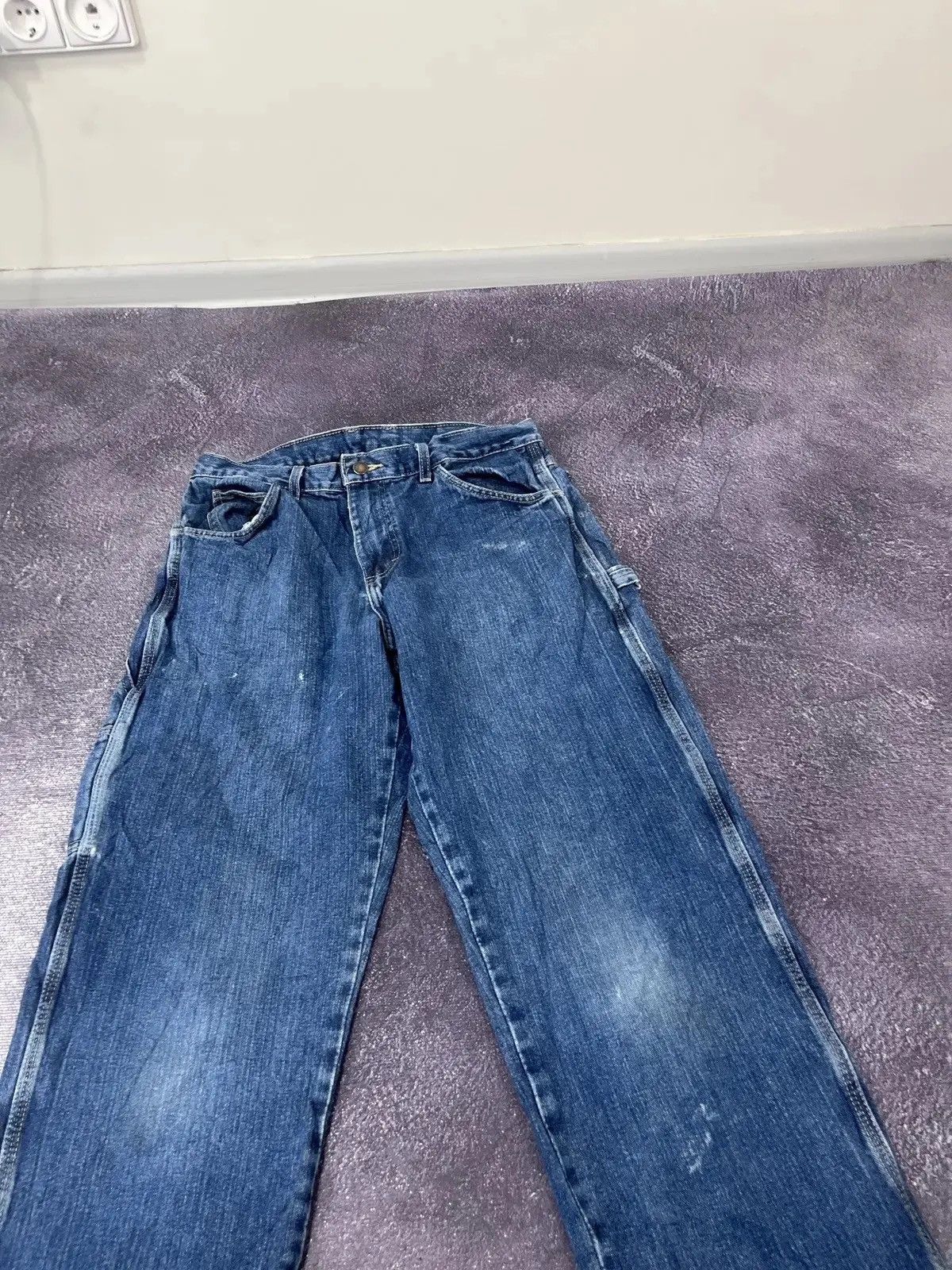 Dickies × Vintage Vintage Dickies USA Faded Blue Work Hype Denim Jeans Size US 32 / EU 48 - 7 Thumbnail