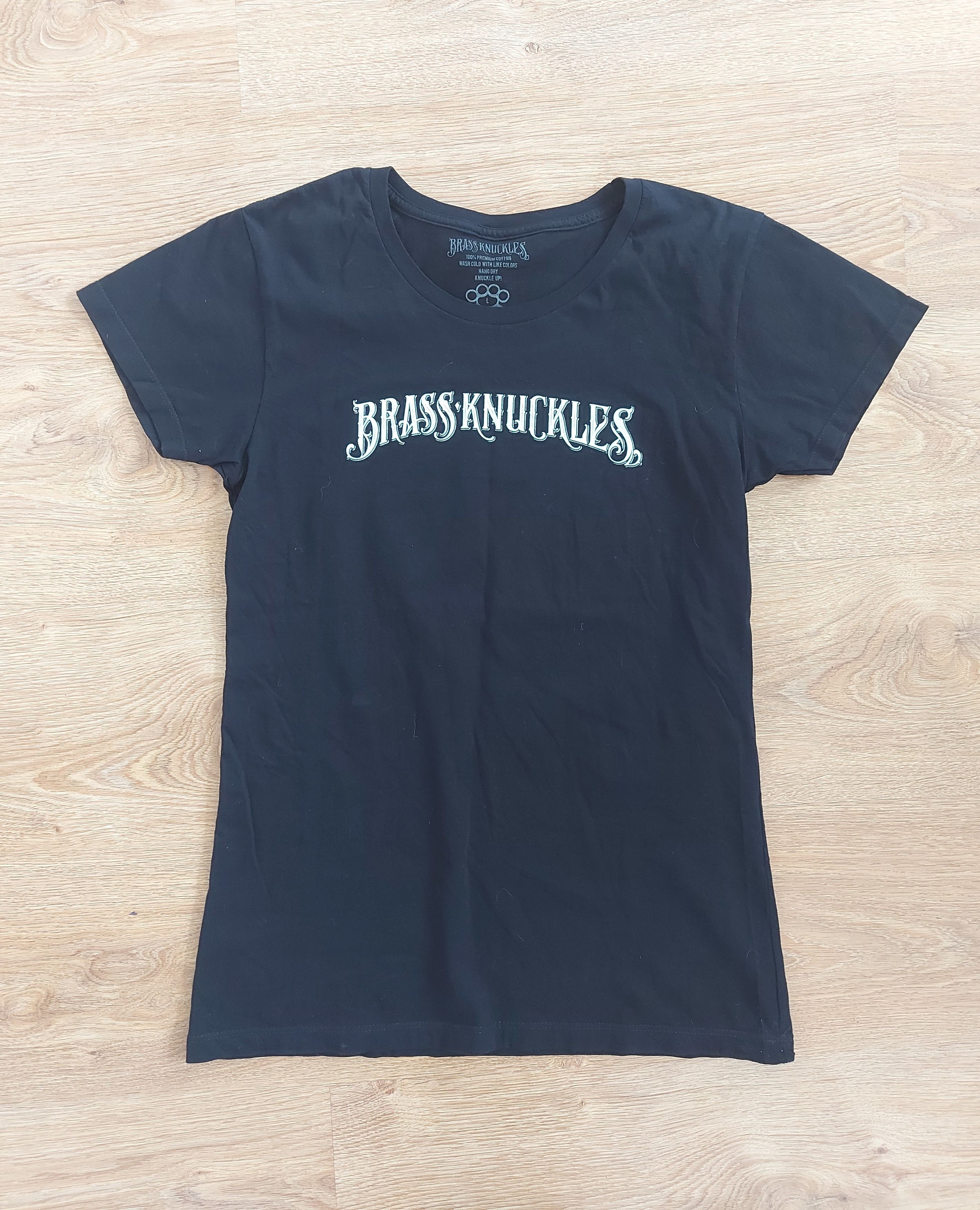 Other Brass Knuckles Black Women's Premium Cotton T-shirt, Size L Size L / US 10 / IT 46 - 7 Thumbnail