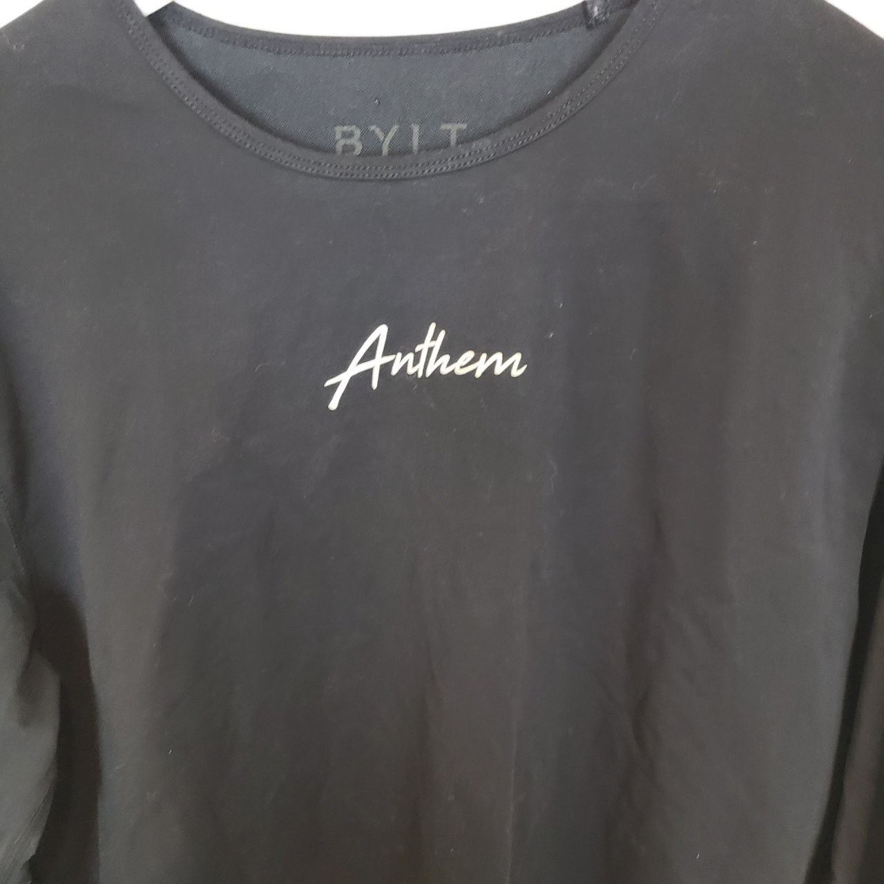BILLY LA BYLT Shirt Drop Cut Lux T-Shirt Men M Black Athletic Stretch Size M / US 6-8 / IT 42-44 - 2 Thumbnail