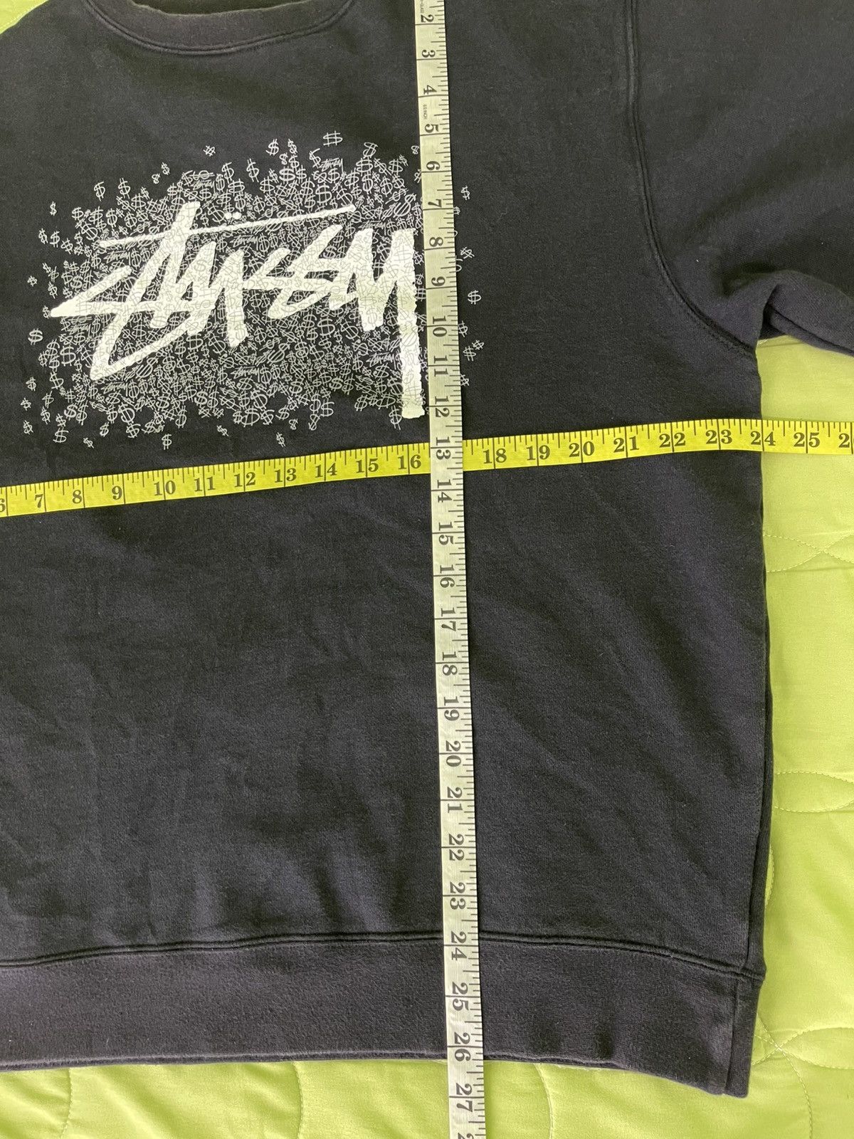 Stussy Vintage Stussy Dollar Sign Pattern Logo Sweatshirt Size US L / EU 52-54 / 3 - 11 Thumbnail
