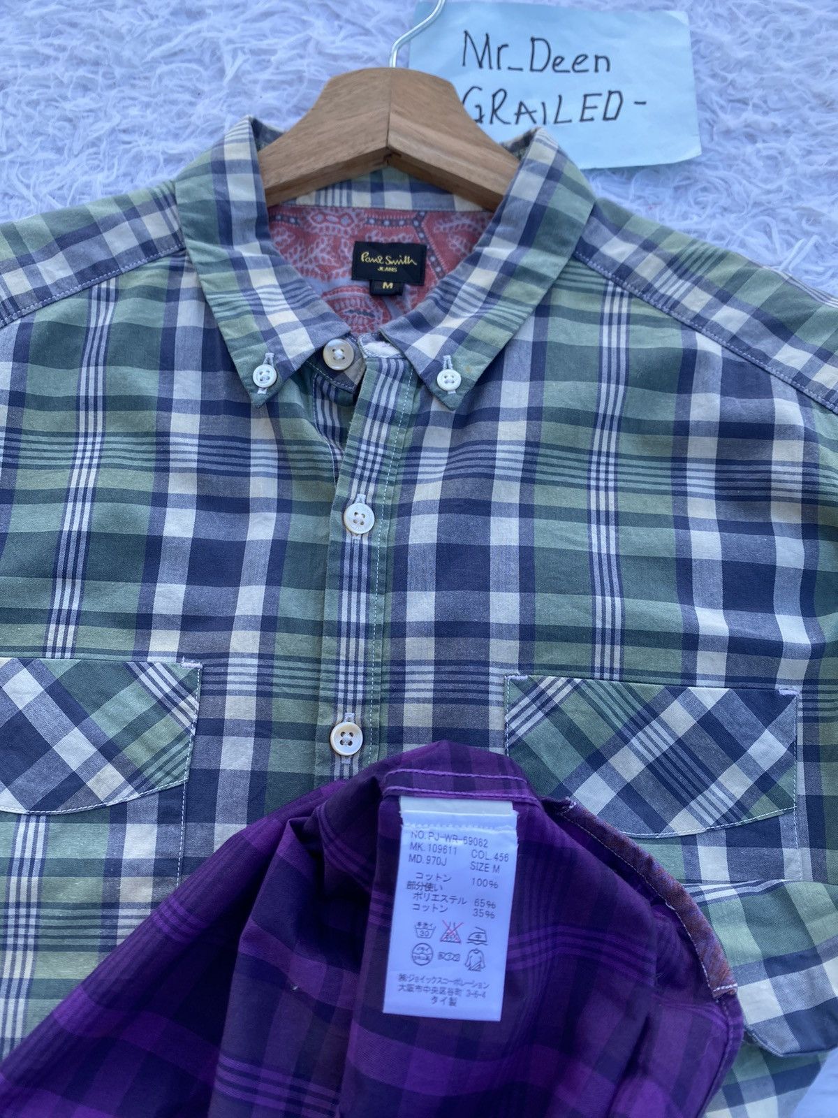 Paul Smith Rare Paul Smith Checkered Buttons Up Shirt Size US M / EU 48-50 / 2 - 13 Thumbnail