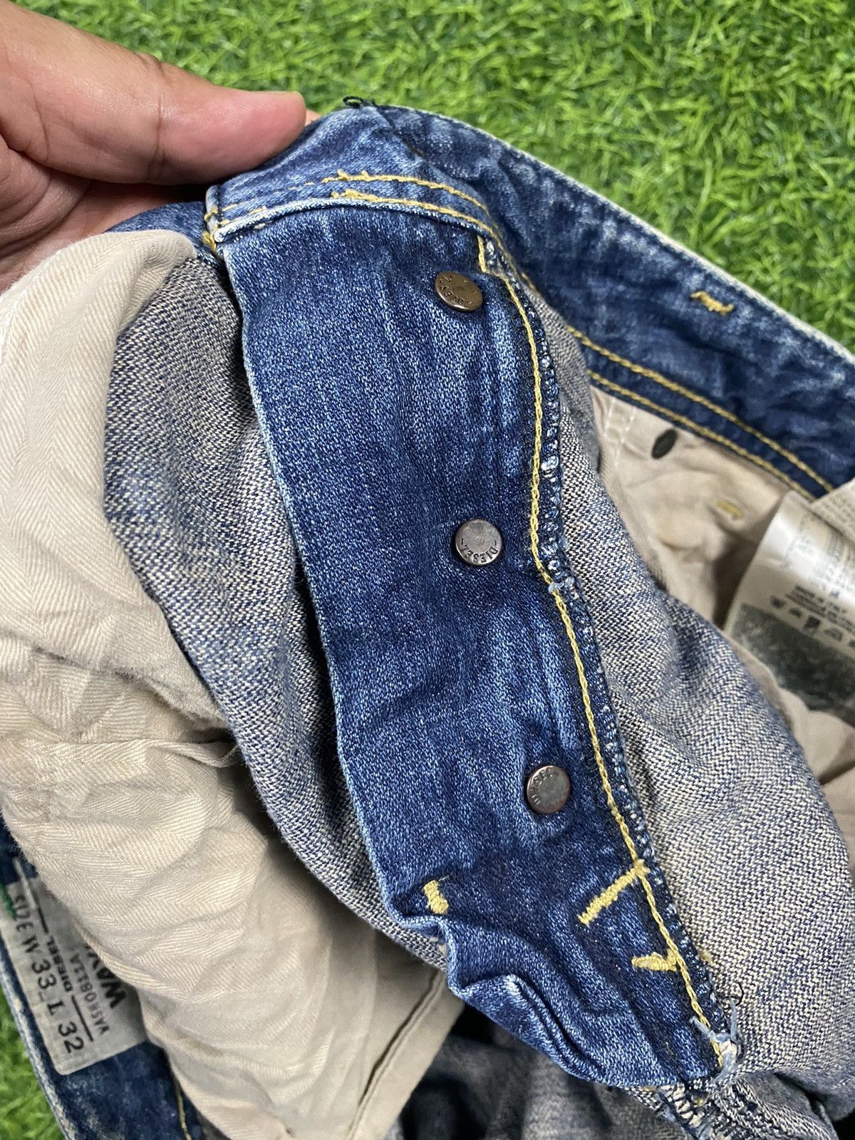 Diesel Vintage Diesel Buster Blue Wash faded distressed Jeans Size US 35 - 6 Thumbnail