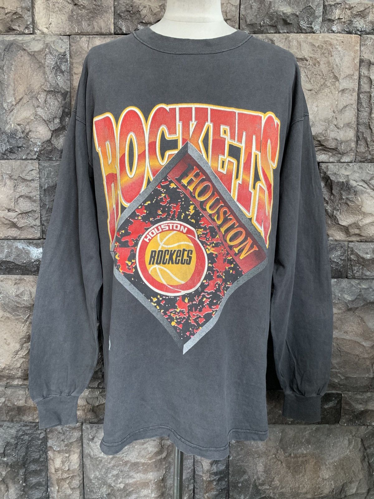 NBA Vintage Houston Rockets Basketball Team T shirt Size US XL / EU 56 / 4 - 1 Thumbnail