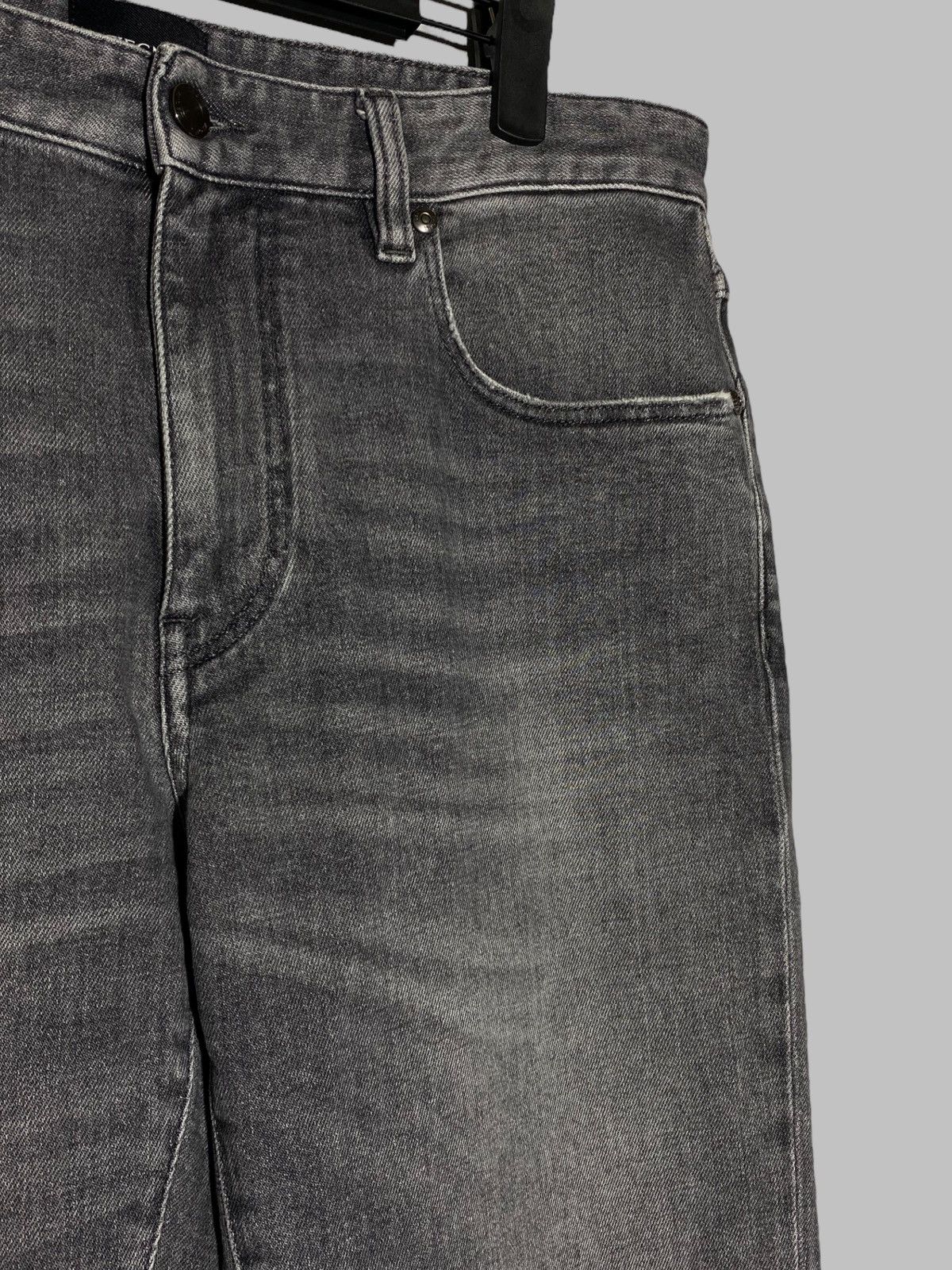 Z Zegna Zegna Washed Gray Denim Slim Fit Jeans Men’s Size 34 Size US 34 / EU 50 - 7 Thumbnail