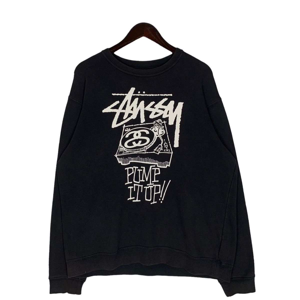 Stussy Vintage Stussy Crewneck Stussy Pump It Up Sweatshirt Size US XL / EU 56 / 4 - 1 Thumbnail