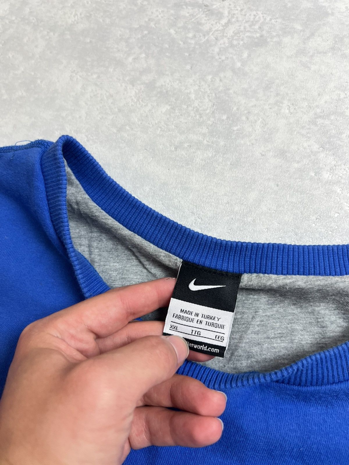 Nike 00s Nike Embroidered Logo Spellout Vintage Y2K Sweatshirt Size US XL / EU 56 / 4 - 7 Thumbnail