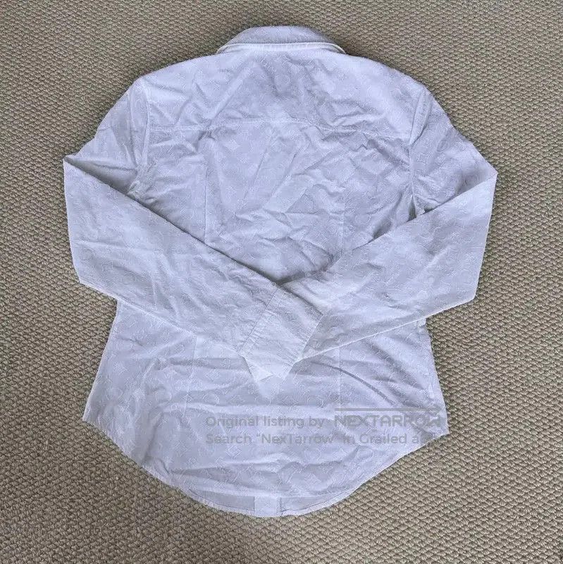 Other Louis Vuitton White Cotton Shirt for Women . Size M / US 6-8 / IT 42-44 - 2 Thumbnail