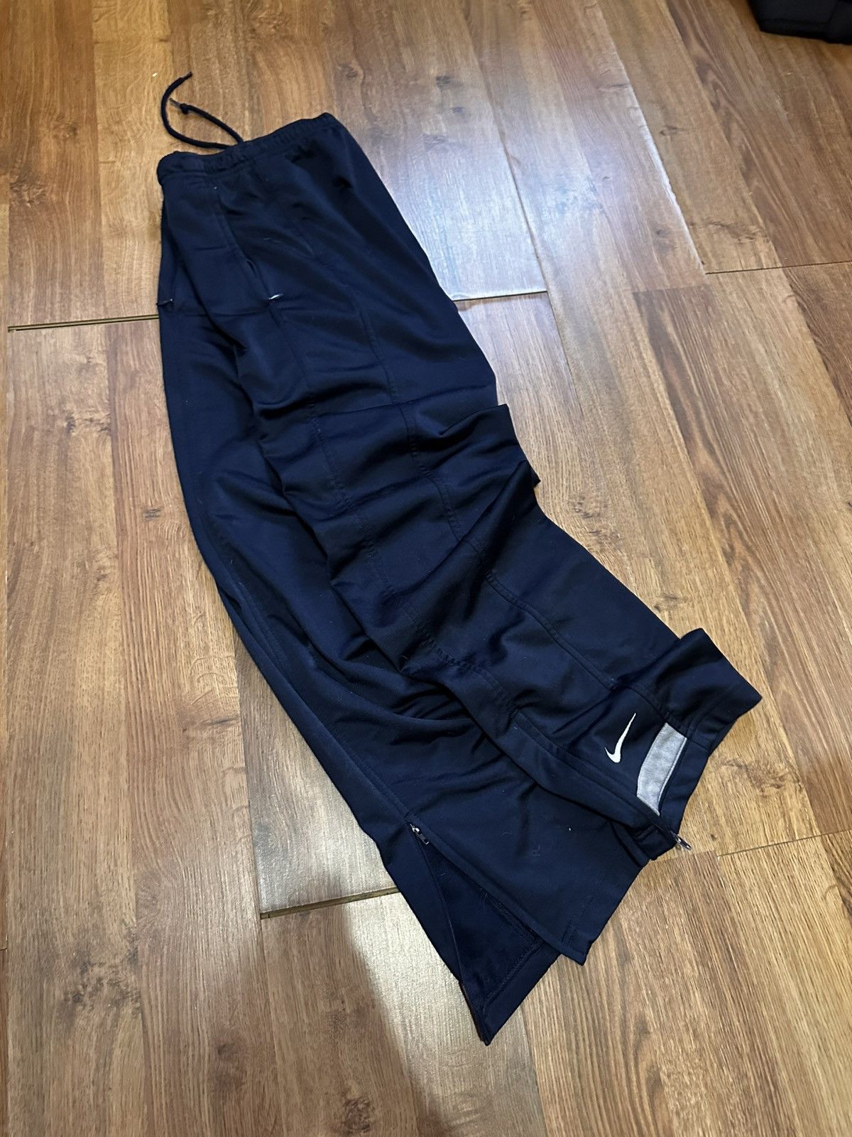 Nike Vintage Nike "Red Tag" Swoosh Track Pants - Navy XL Size US 31 - 3 Thumbnail